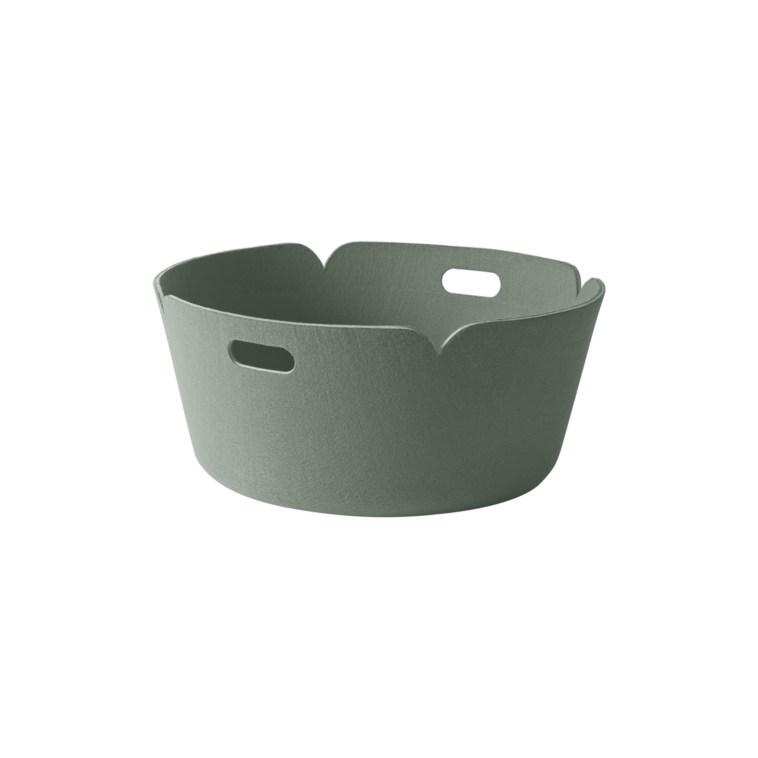 Muuto Green - Basket Restore - Recycled Felt - Designer Mika Tolvanen