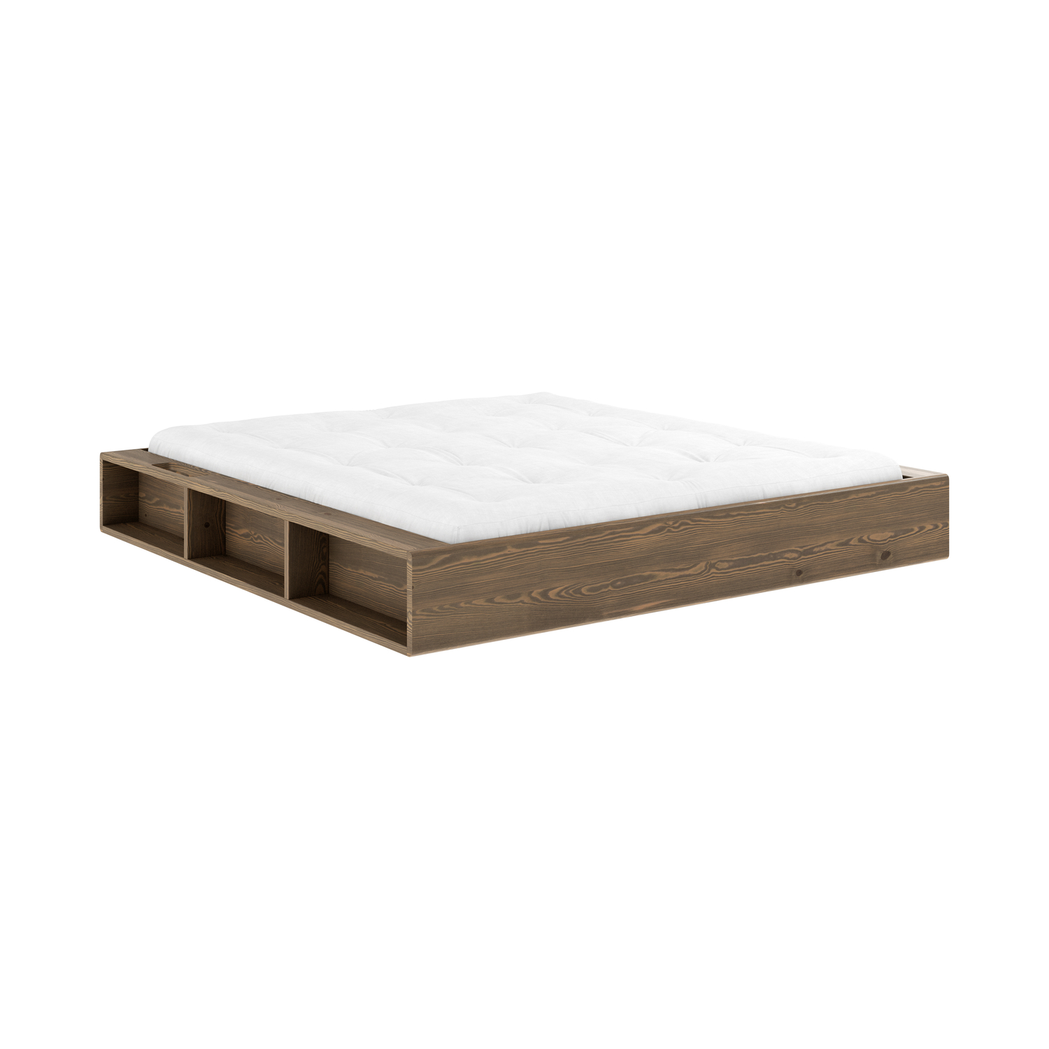 Karup Brown - Double Bed Ziggy - Fsc-Certified Lacquered Solid Pine