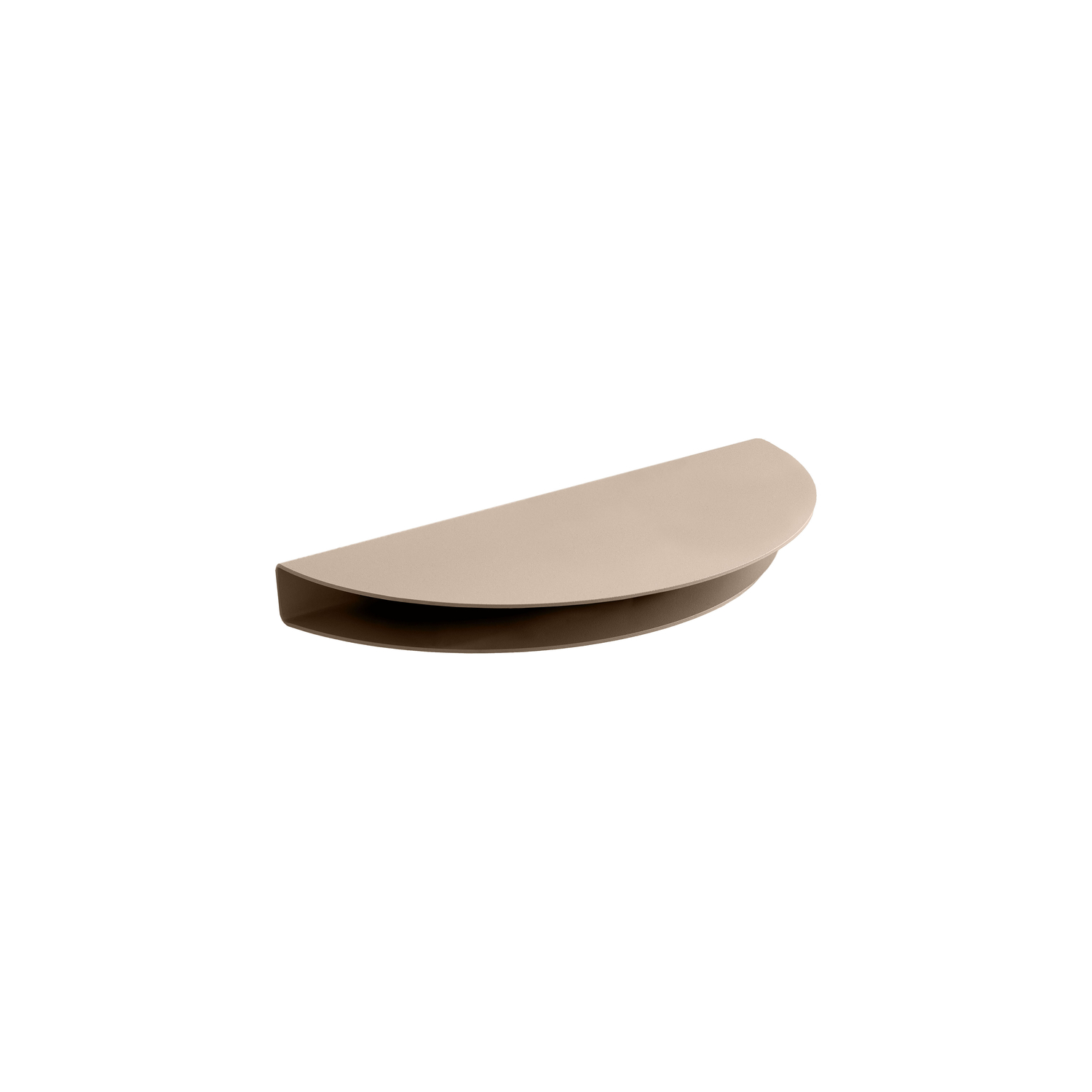 Moebe - Shelf Half Moon - Grey - Steel