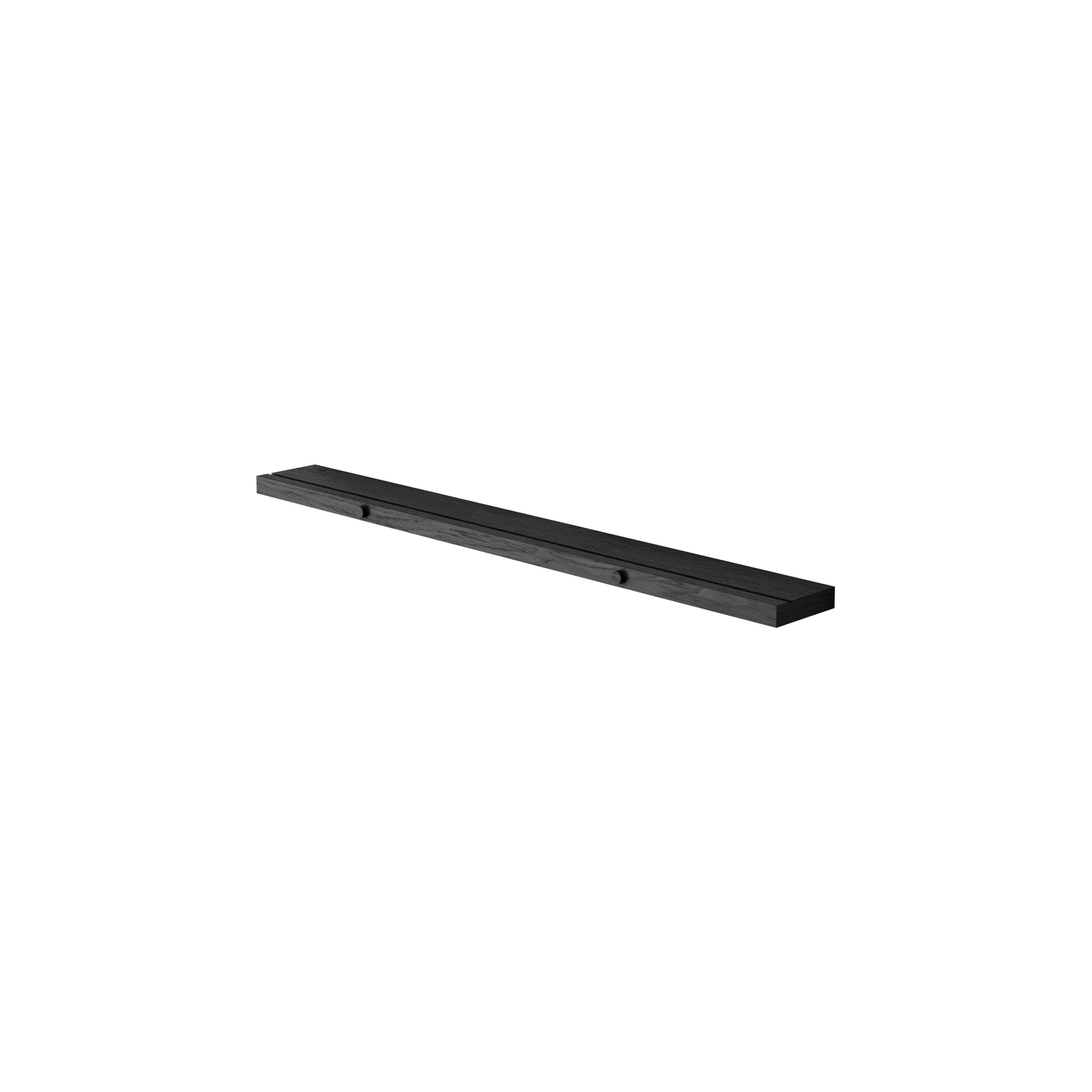 Moebe Black - Frame Shelf Gallery Shelf - Tinted Oak Wood