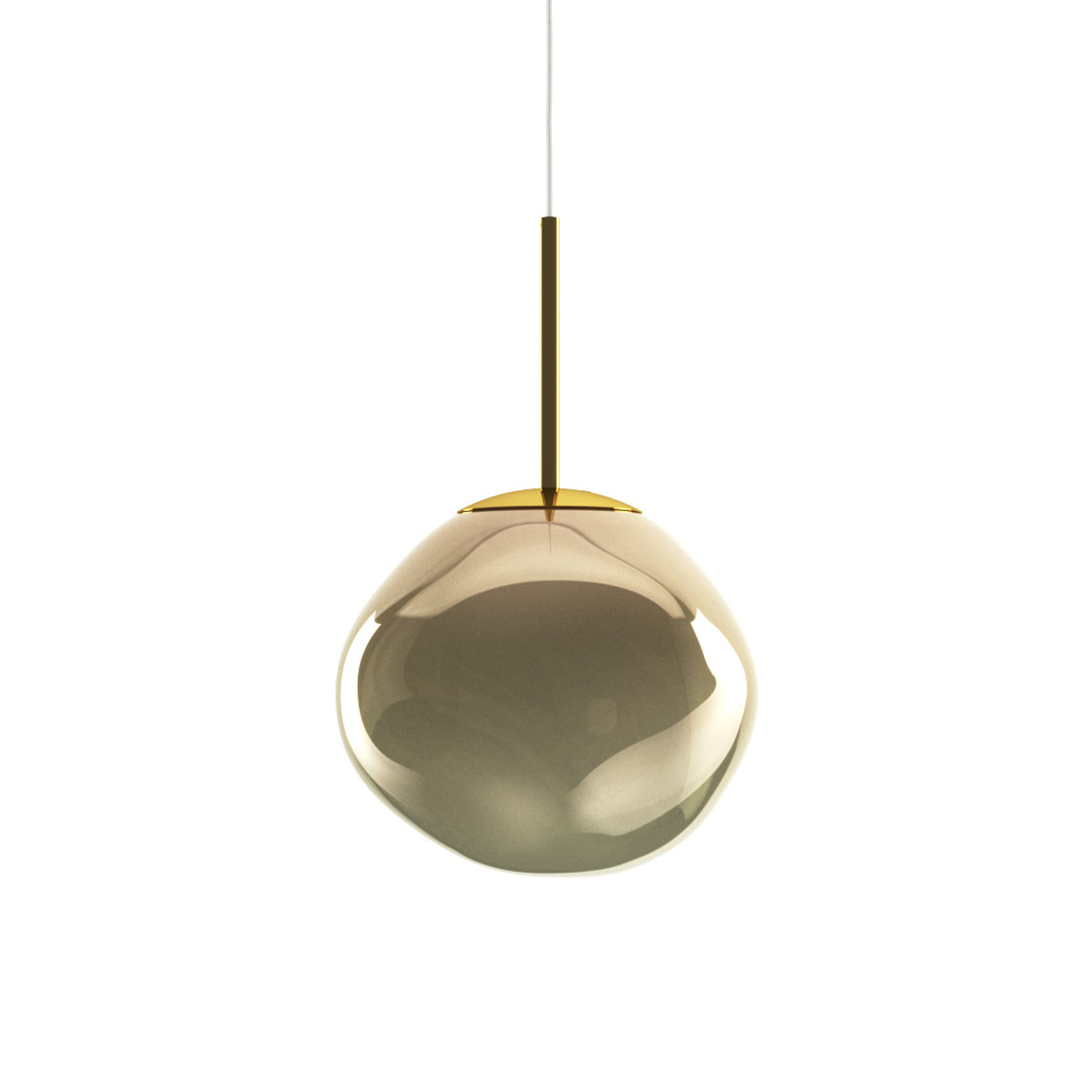 Tom Dixon Gold - Pendant Melt - Blow-Moulded Polycarbonate - Designer