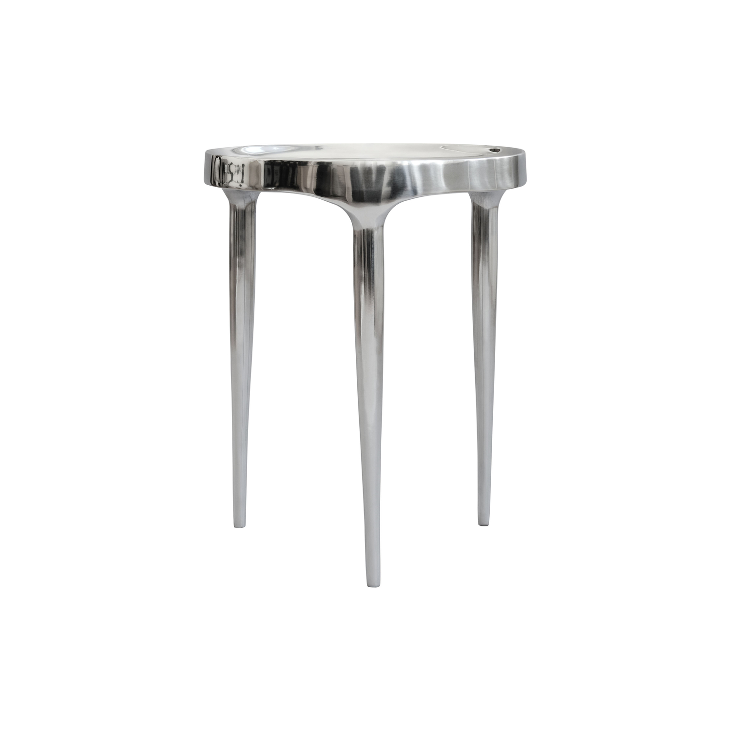 101 Copenhagen - Coffee Table Phantom - Silver - Moulded Aluminium - Designer Tommy Hyldahl