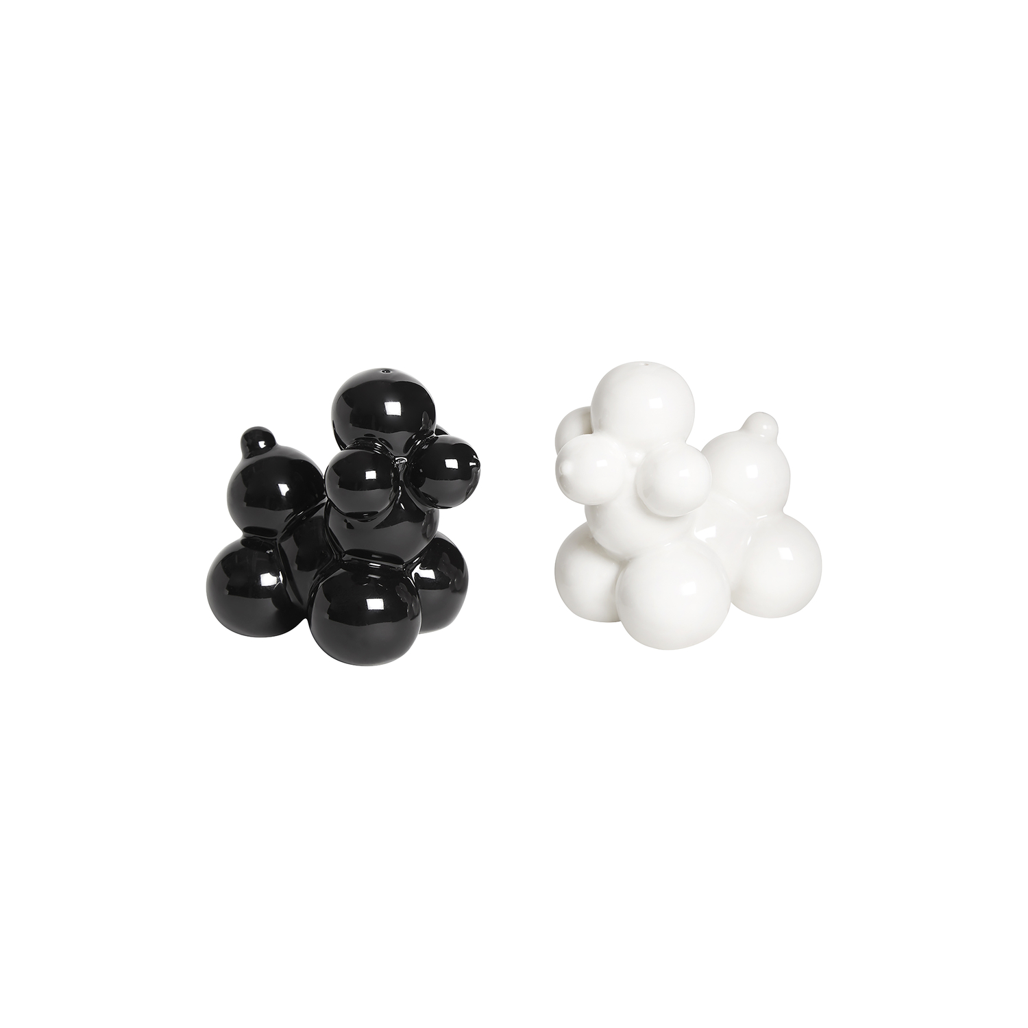 Jonathan Adler - Ensemble salière et poivrière Poodle - Noir - Porcelaine - Designer Jonathan Adler Jonathan Adler - Ensemble salière et poivrière Poodle - Noir - Porcelaine - Designer Jonathan Adler