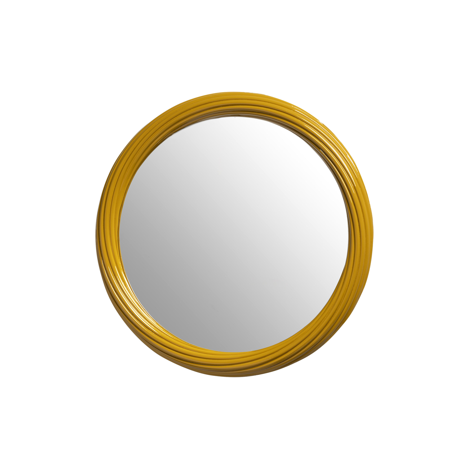 Klevering Yellow & - Wall Mirror Churros - Resin