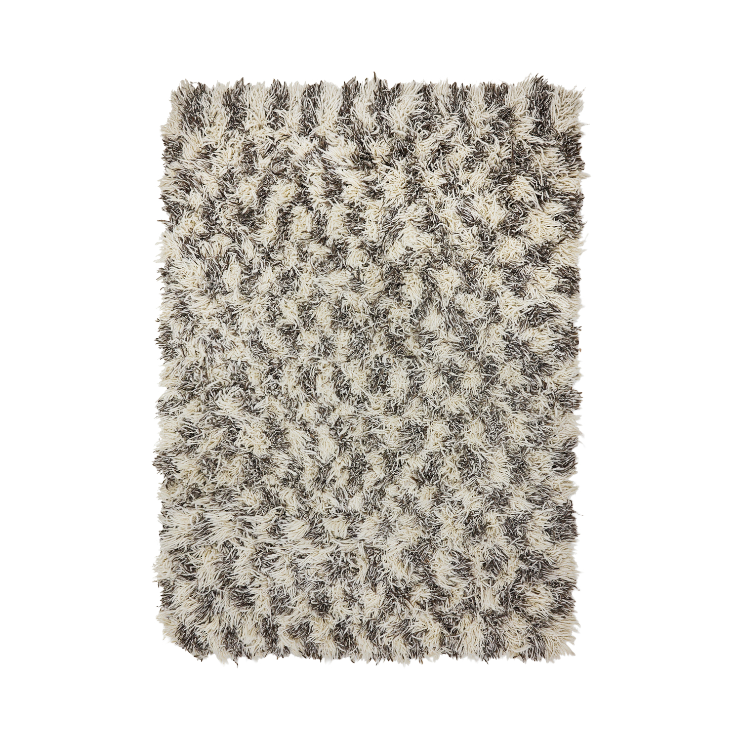 HK LIVING - Tapis Shaggy - Beige - Laine