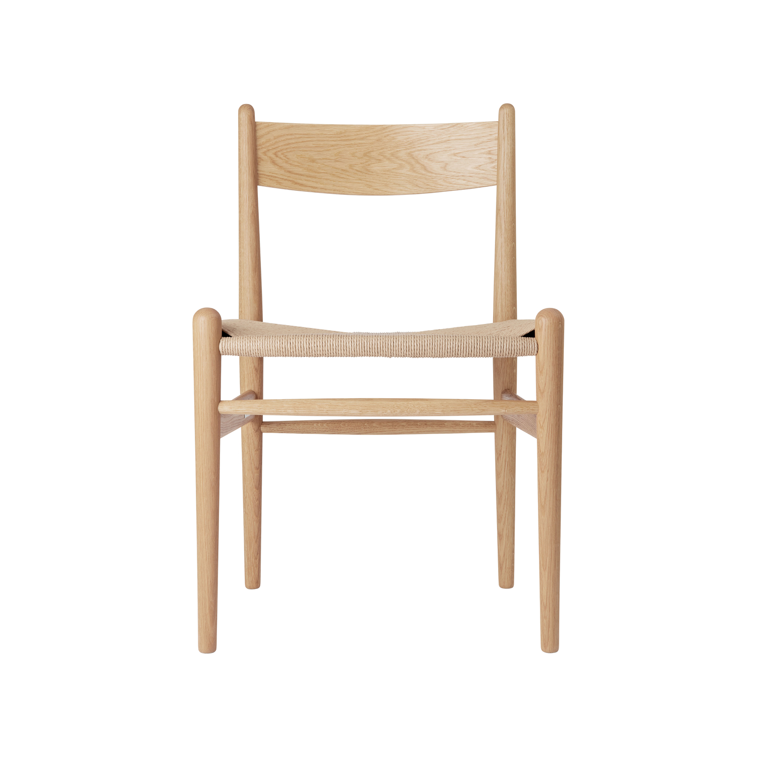 Carl Hansen & Son - Chair Wegner - Natural Wood - Paper Cord - Designer Hans J. Wegner