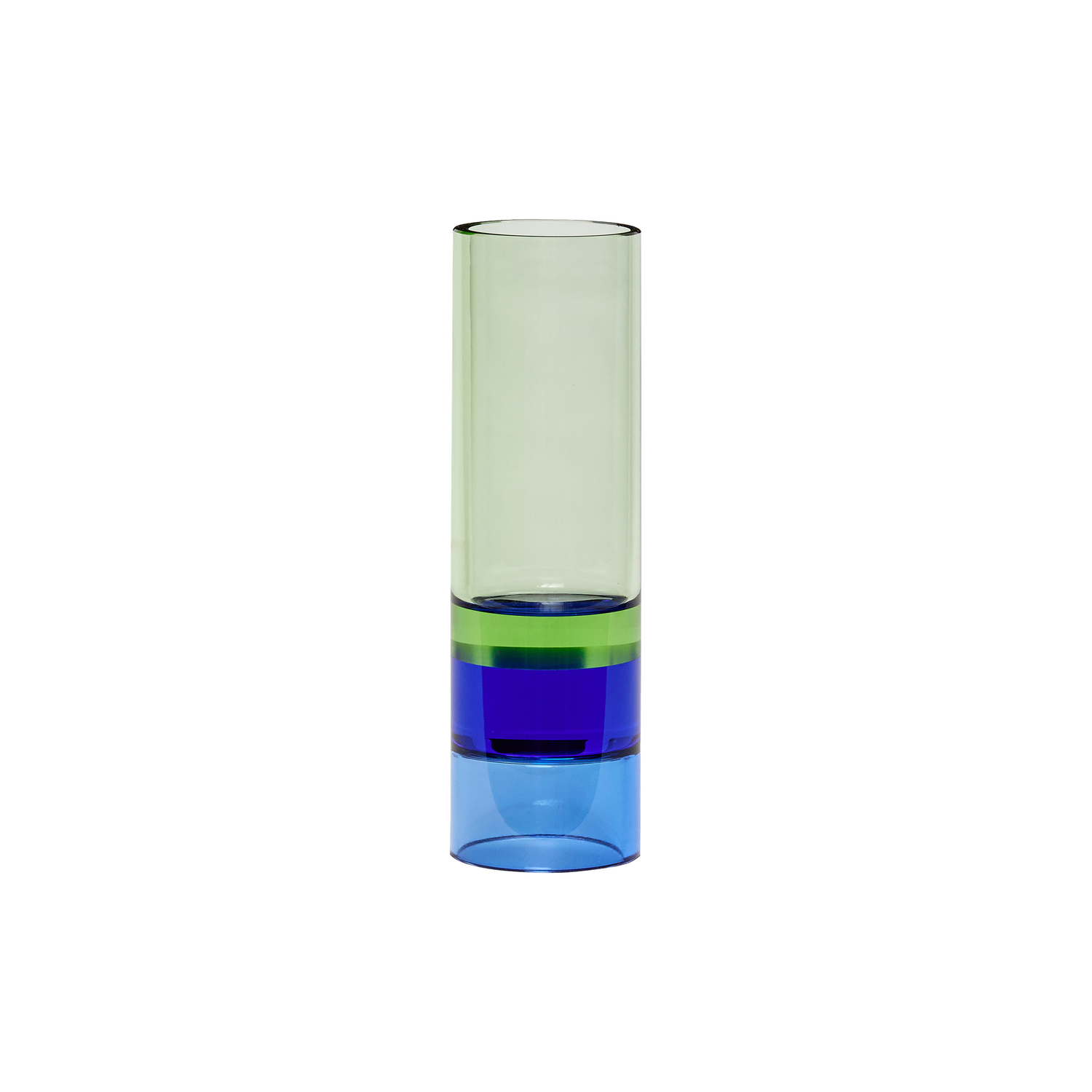 Hübsch Green - Candle Holder Astro - Cristal