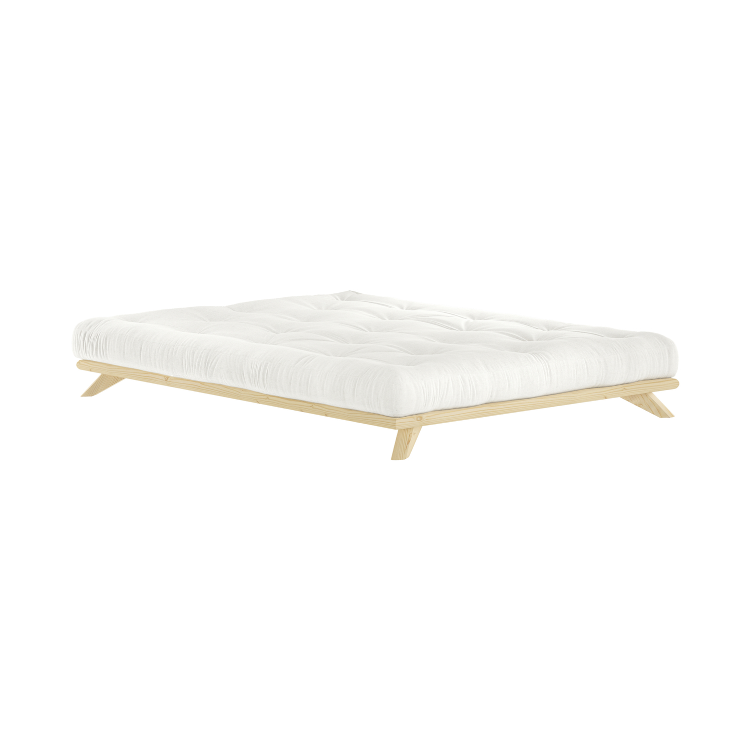 Karup Light - Double Bed Senza - Natural Wood - Fsc-Certified Solid Pine
