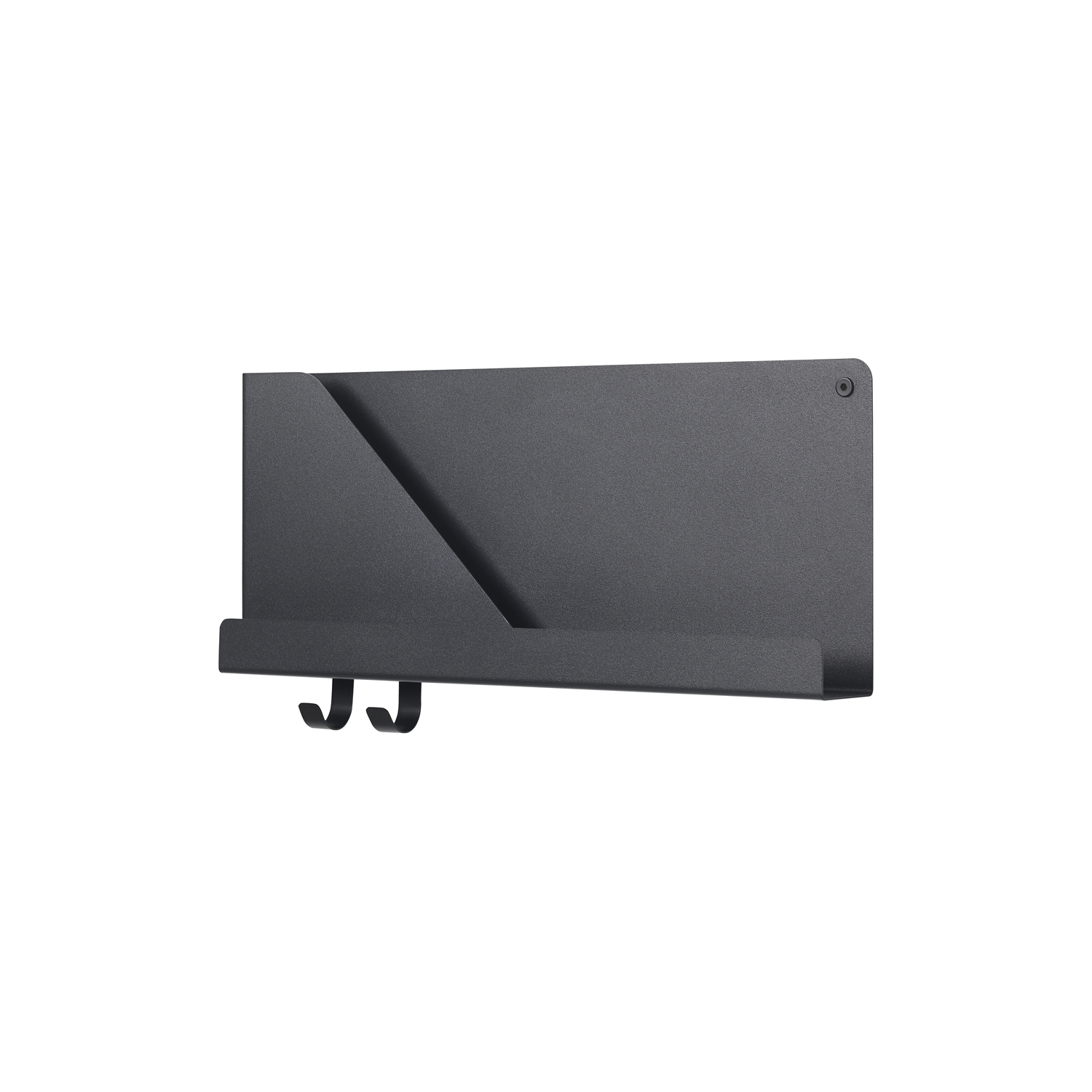 Muuto - Regal Folded - Schwarz - lackierter Stahl - Designer Johan van Hengel