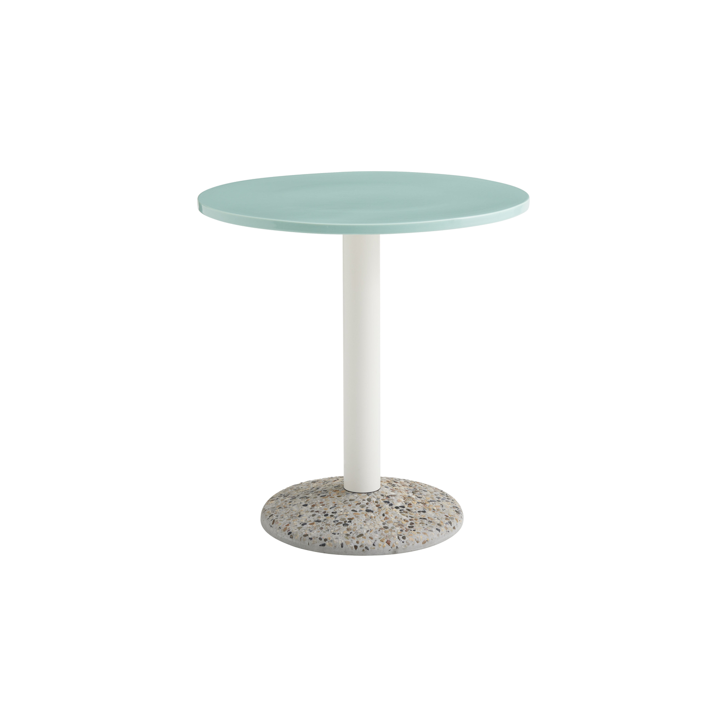 Hay Green - Round Table Ceramic - Terrazzo-Effect Concrete - Designer Muller Van Severen