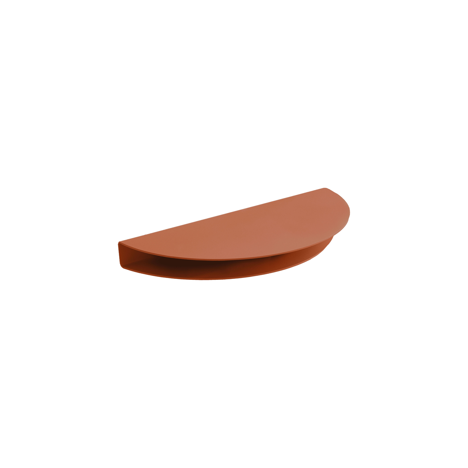 Moebe - Shelf Half Moon - Orange - Steel