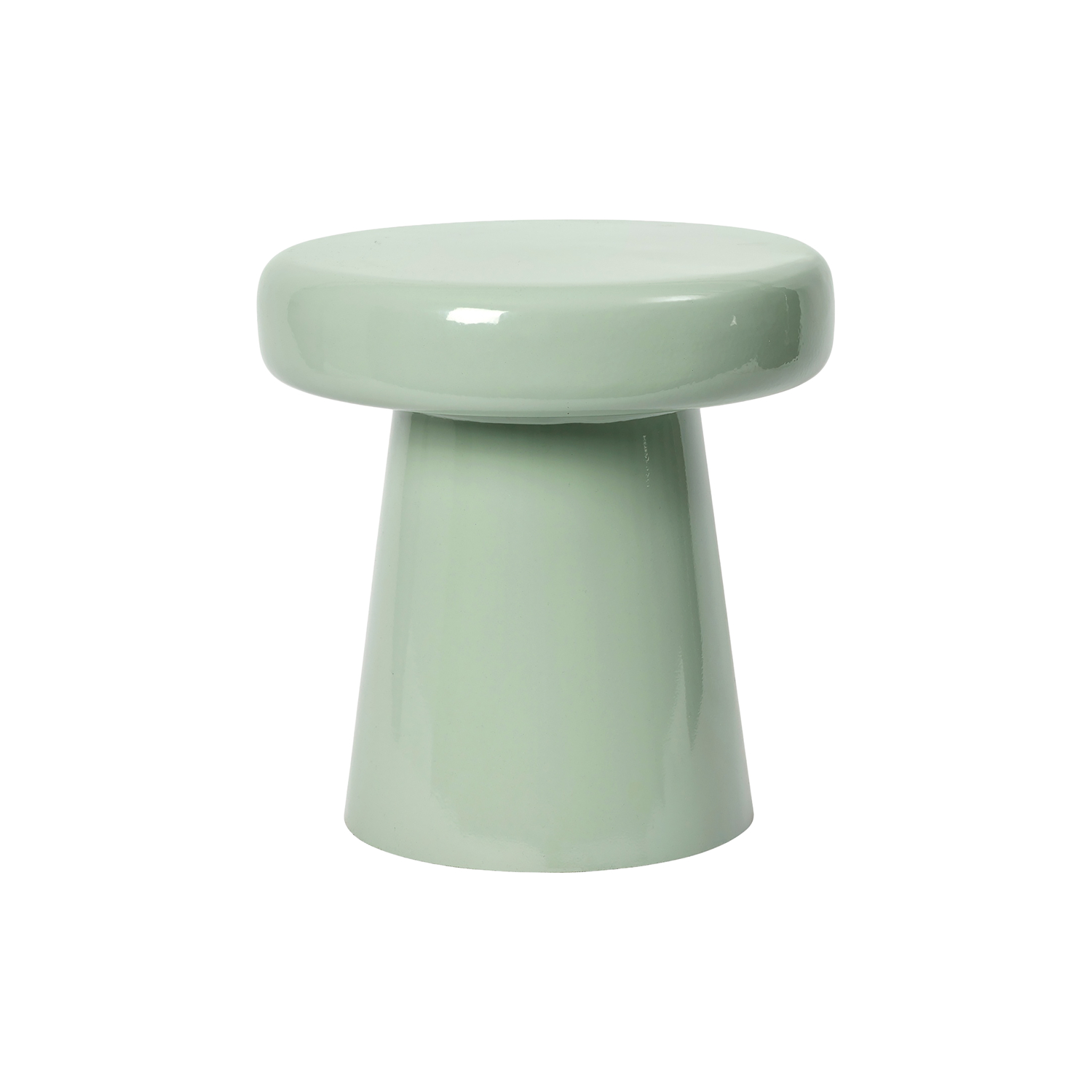 BROSTE COPENHAGEN - Table d'appoint JELLY - Vert - Fer émaillé