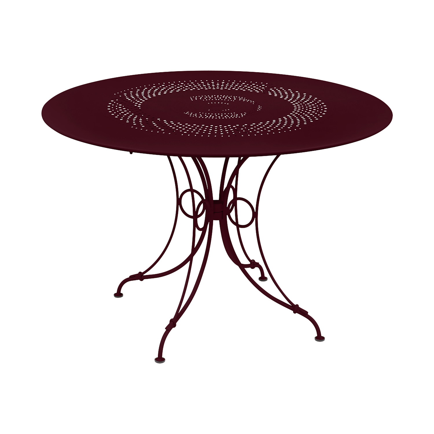 Fermob - Table ronde 1900 - Rouge - Acier