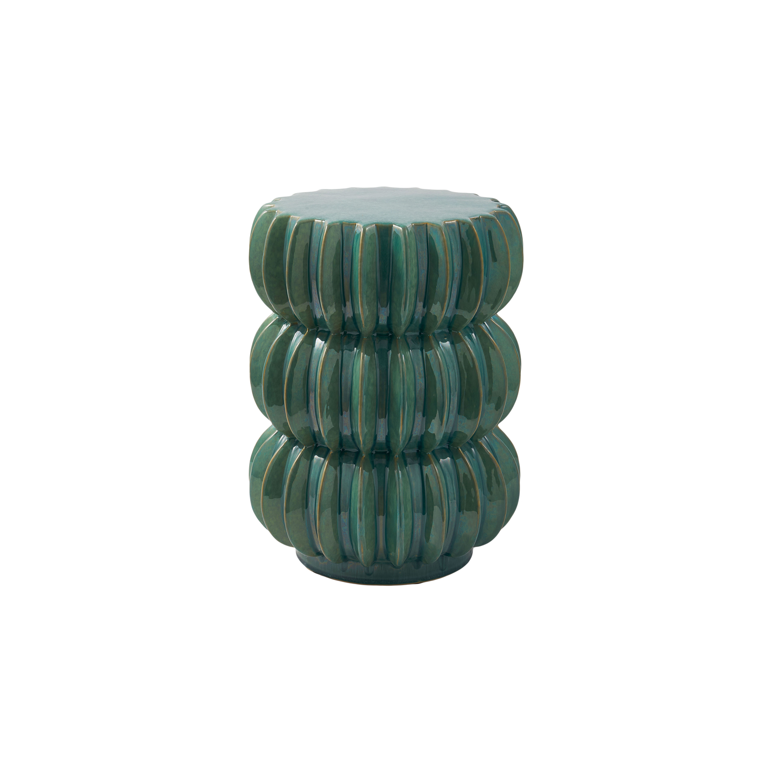 Pols Potten Green - End Table Pumpkin - Glazed Ceramic