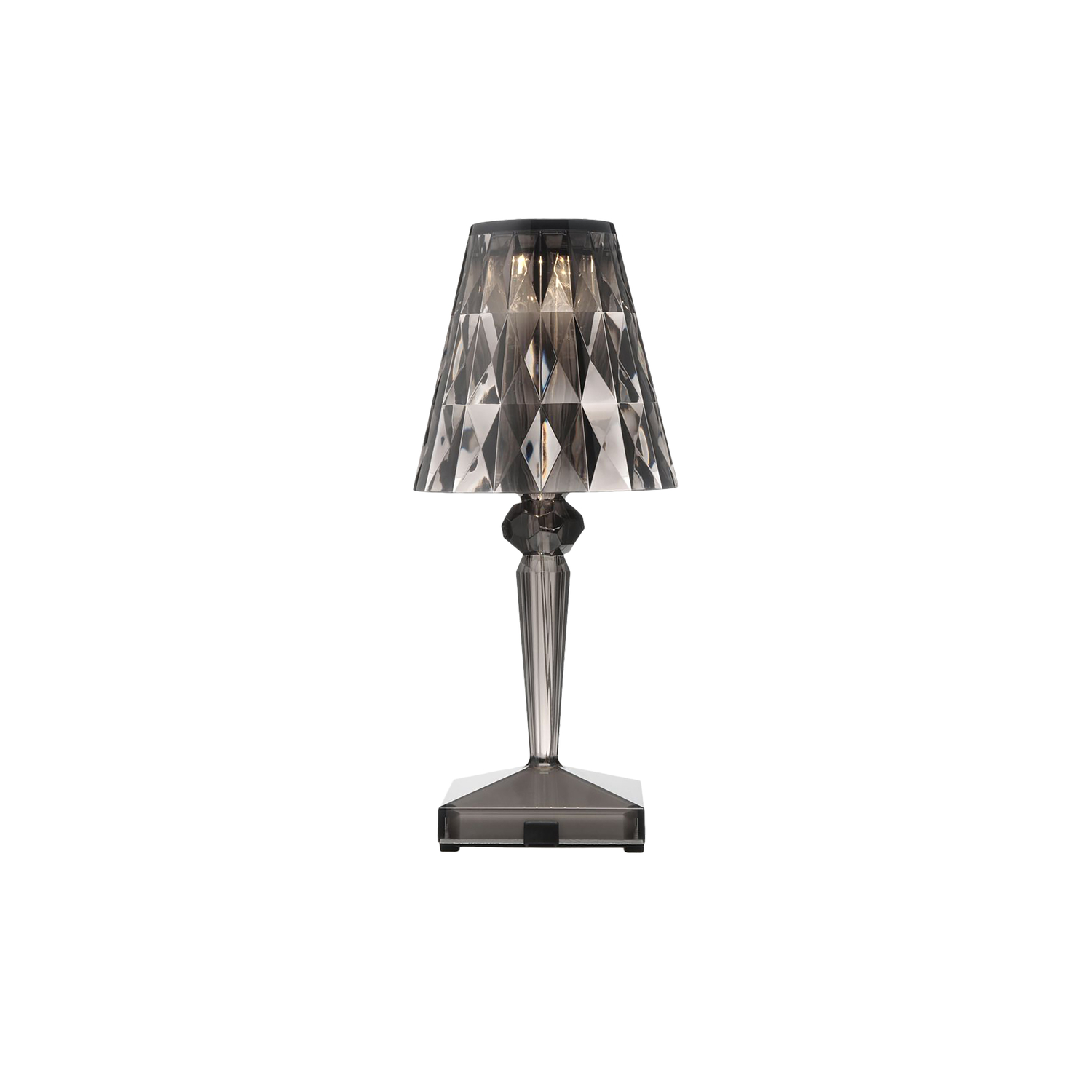 Kartell - Lampe extérieur sans fil rechargeable Battery - Gris - PMMA recyclé - Designer Ferruccio Laviani