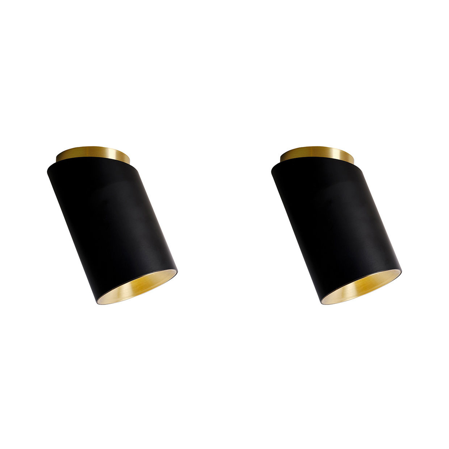 Dcw Éditions Black - Promo Pack Tobo - Brass - Designer Marco Ferreri