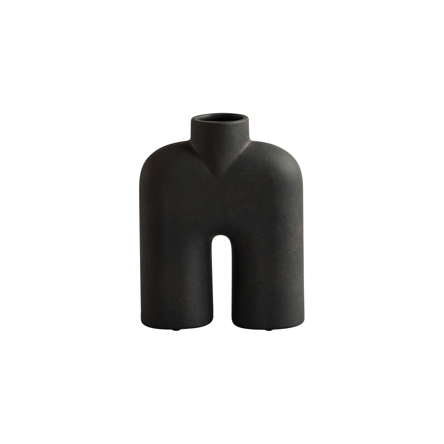 101 COPENHAGEN - Vase Cobra - Marron - Céramique - Designer Tommy Hyldahl