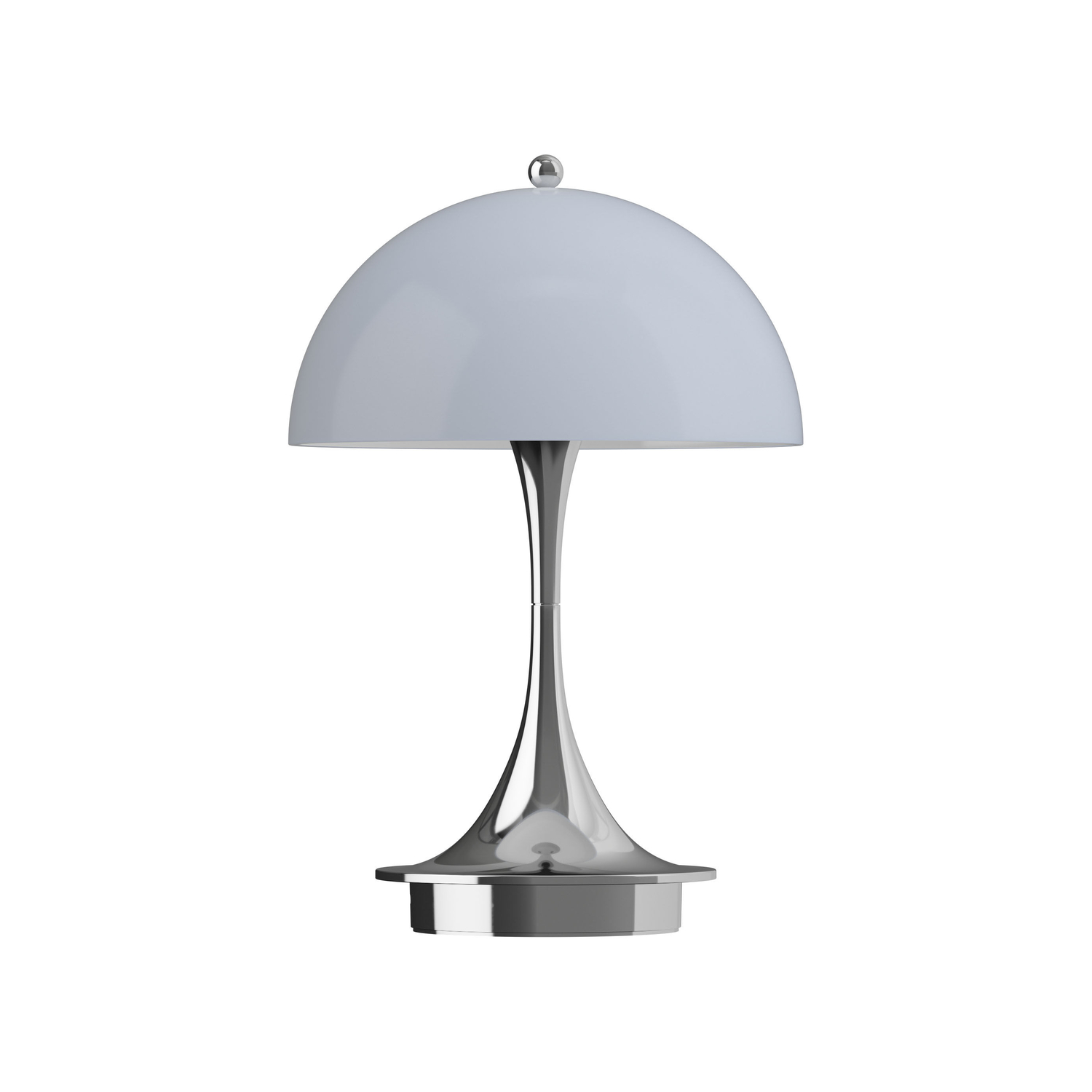 Louis Poulsen Grey - Wireless Rechargeable Lamp Panthella - Polycarbonate - Designer Verner Panton