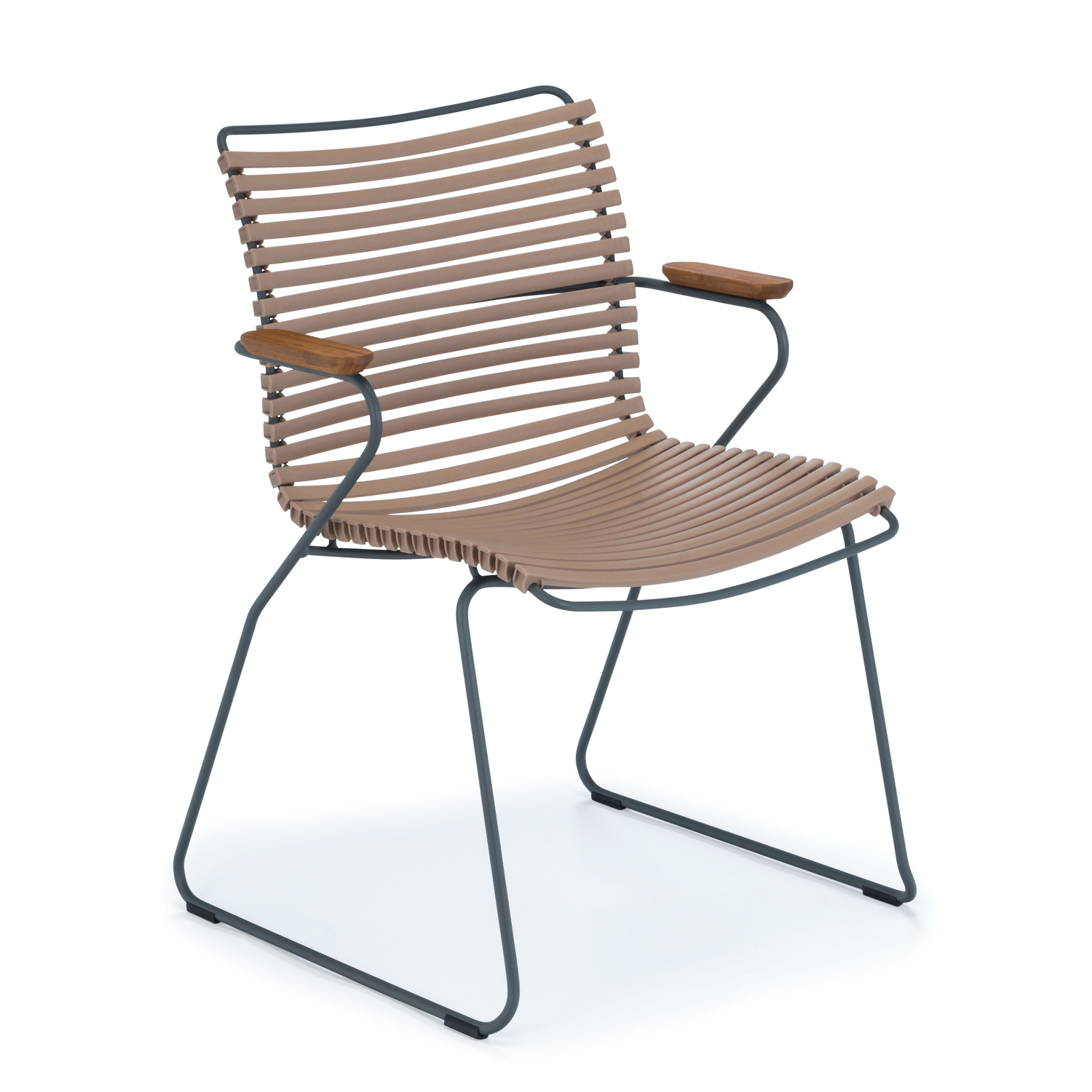 Houe Beige - Armchair Click - Bamboo - Designer Henrik Pedersen 45Cm