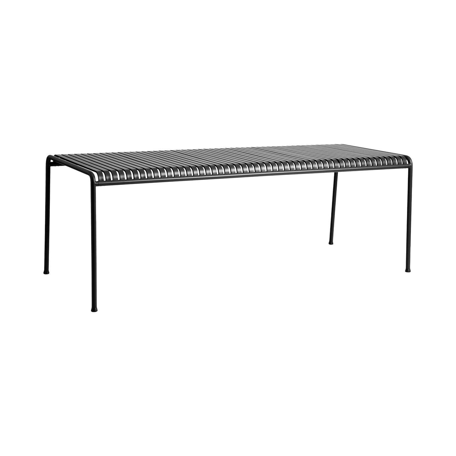 Hay Black - Rectangular Table Palissade - Powder Coated Steel - Designer Ronan & Erwan Bouroullec