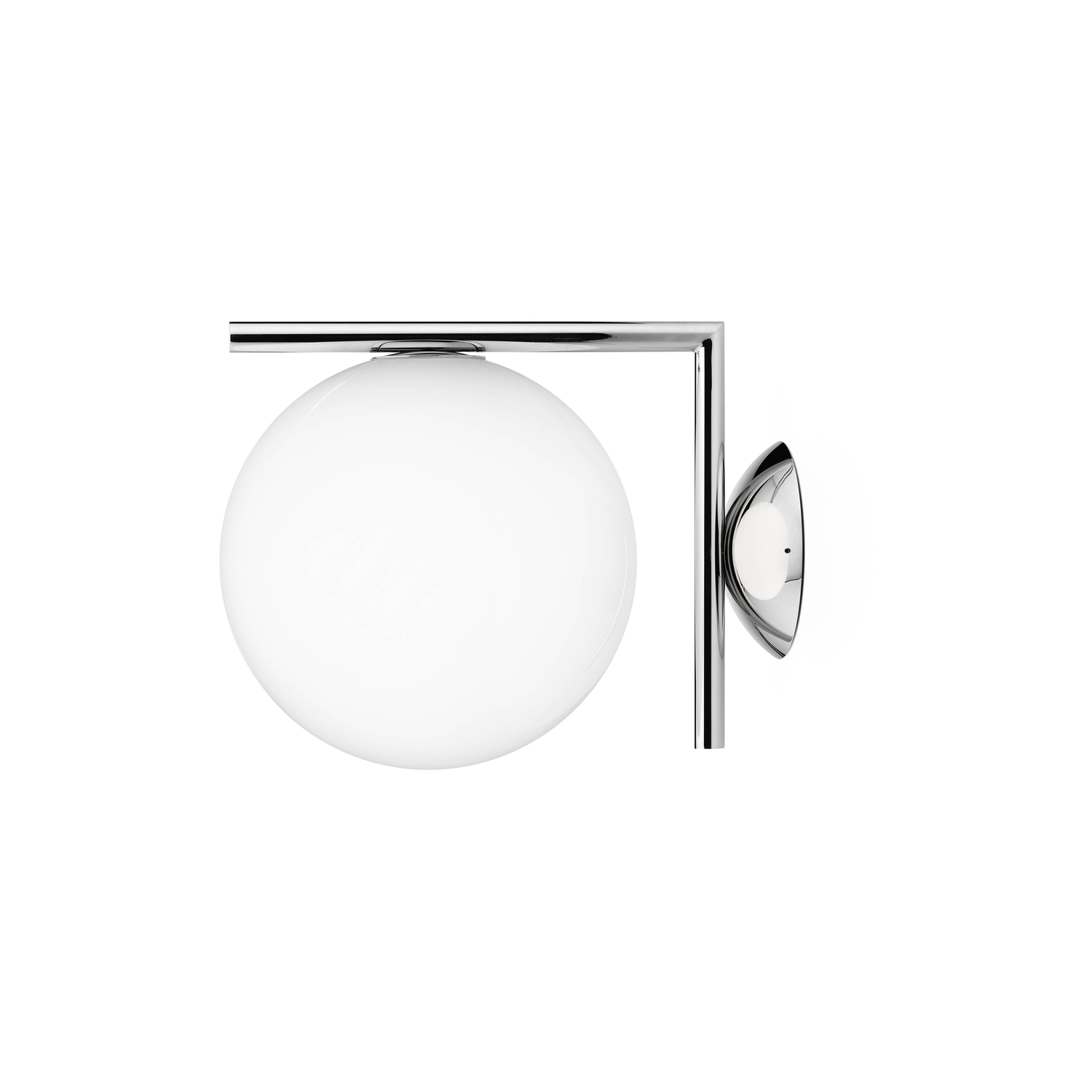 Flos - Lampada Da Parete Ic - Metallo - Acciaio Cromato - Designer Michael Anastassiades