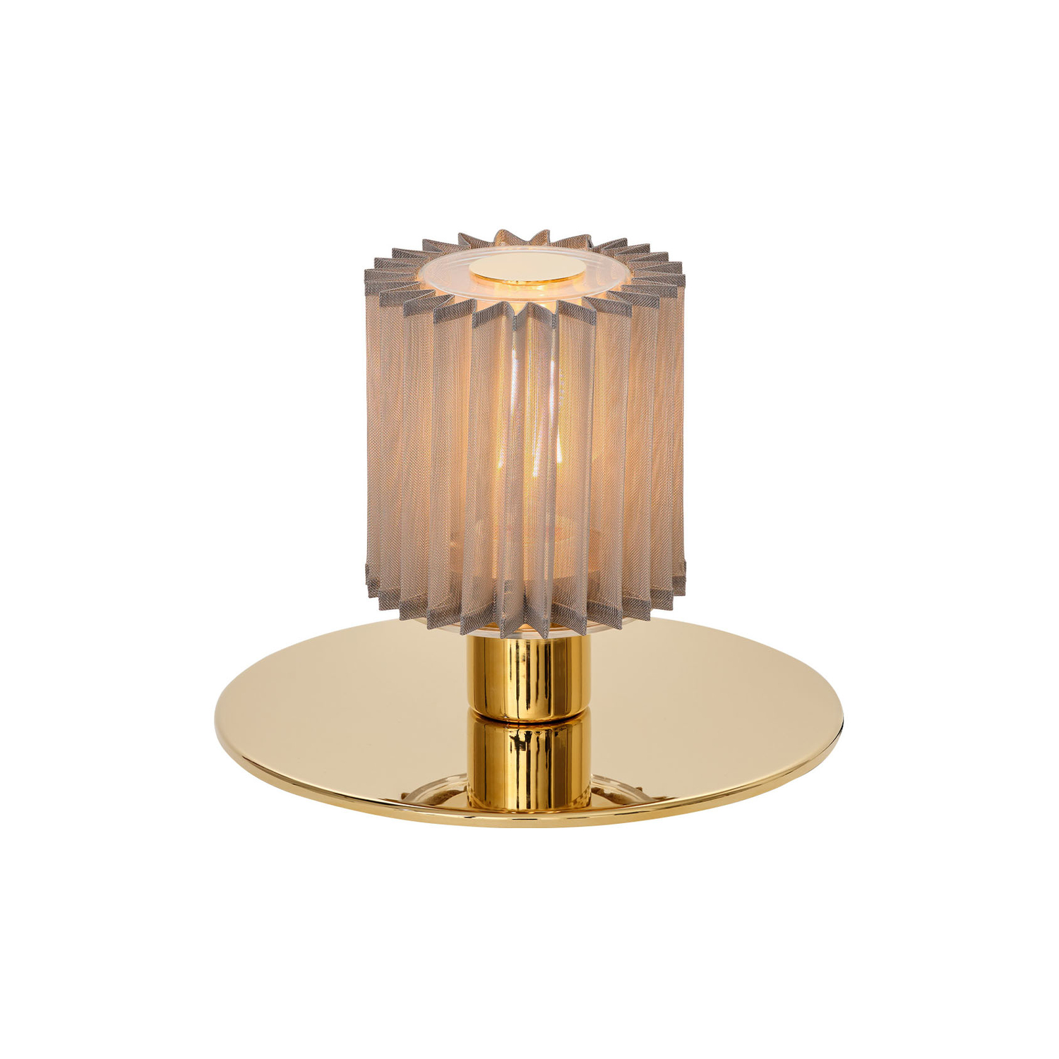 DCW éditions - Lampe de table In the sun - Or - Laiton - Designer D. Perrault & G. Lauriot-Prévost