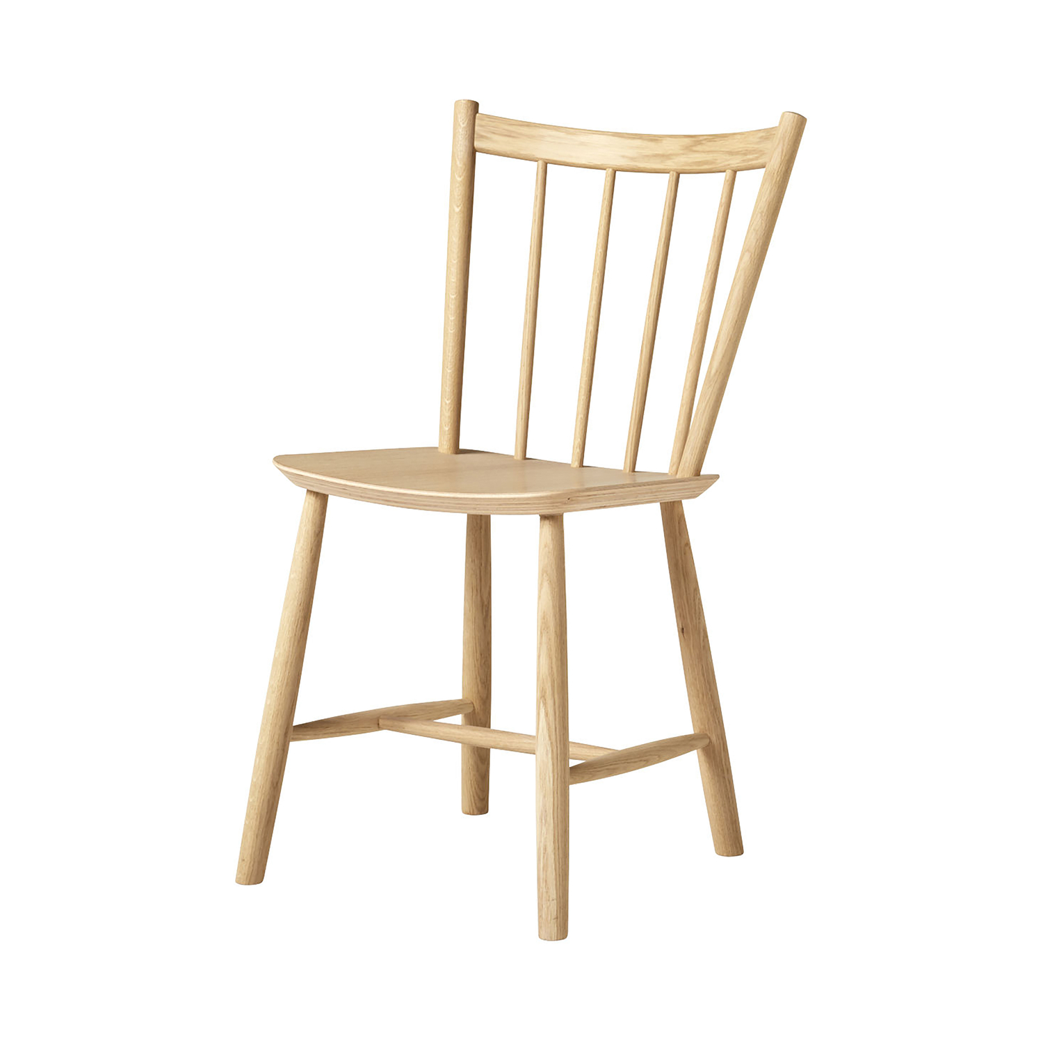 Hay - Chair Fdb Collection - Natural Wood - Lacquered Oak - Designer Børge Mogensen