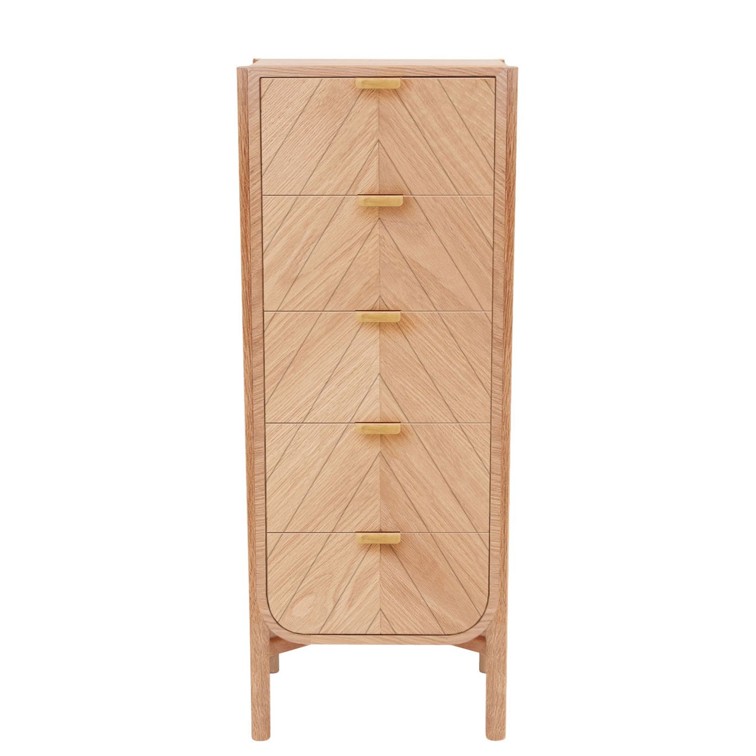 Hartô - Chiffonier Marius - Natural Wood - Solid Oak - Designer Pierre-François Dubois