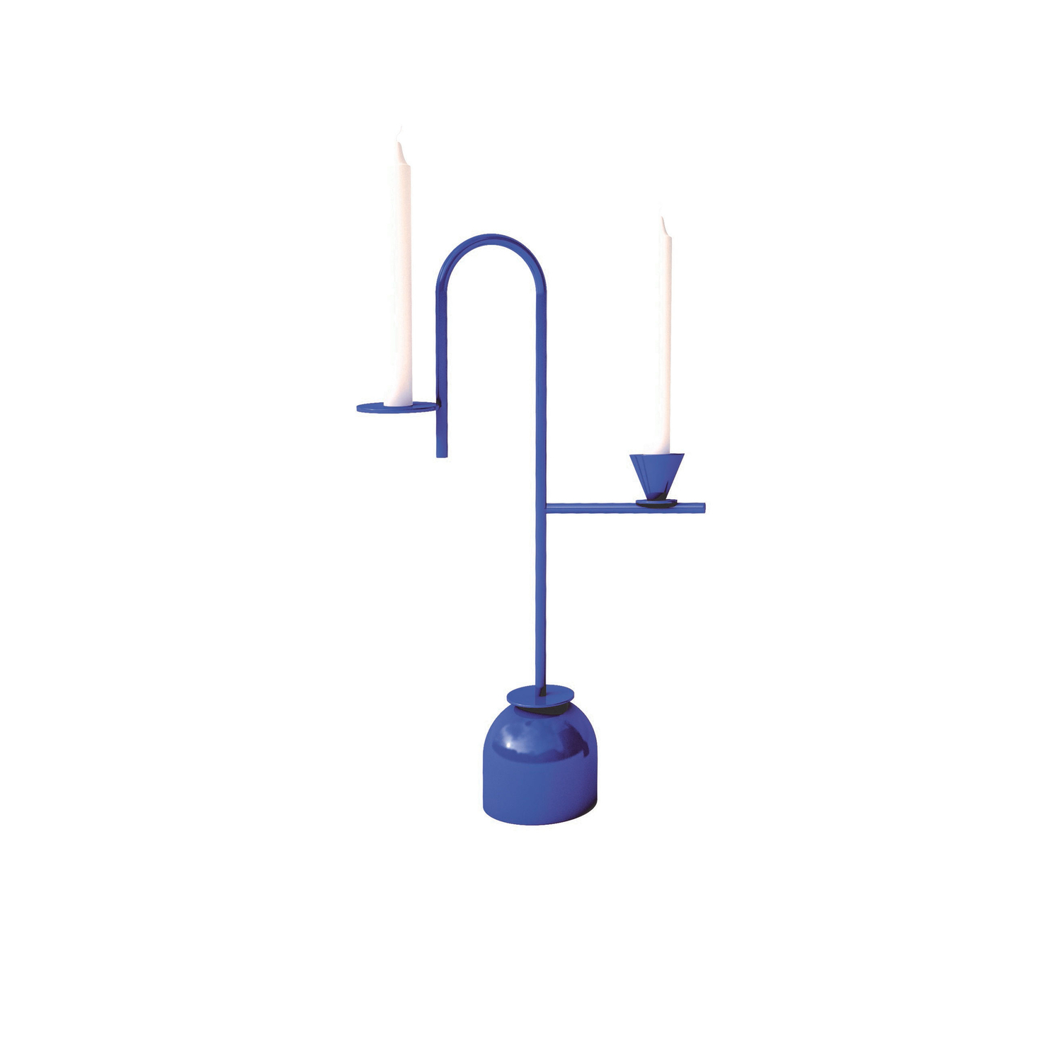 Cappellini - Candelabra Blue - Blue - Metal - Designer Dariel Studio