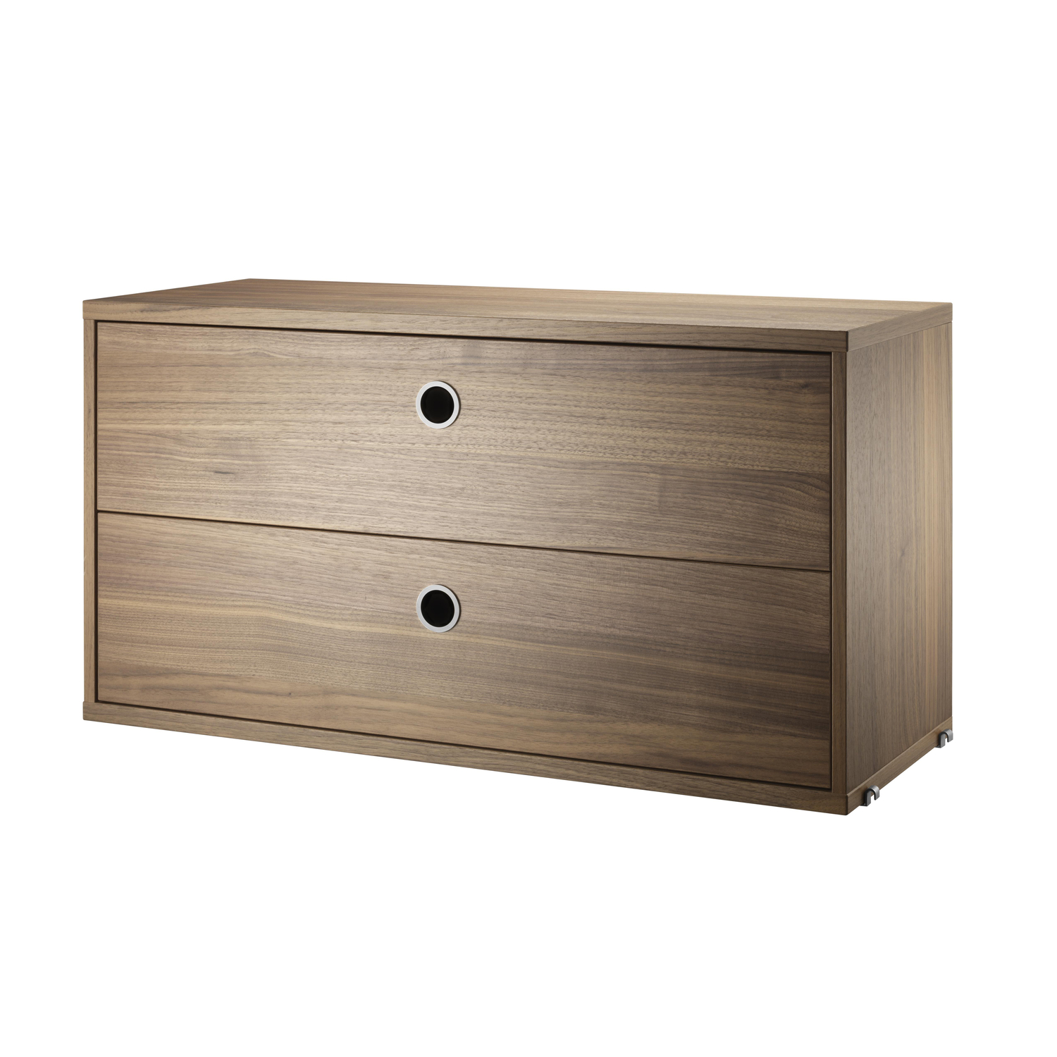 String Furniture Brown - Crate String System - Veneered Particle Board - Designer Nils Strinning