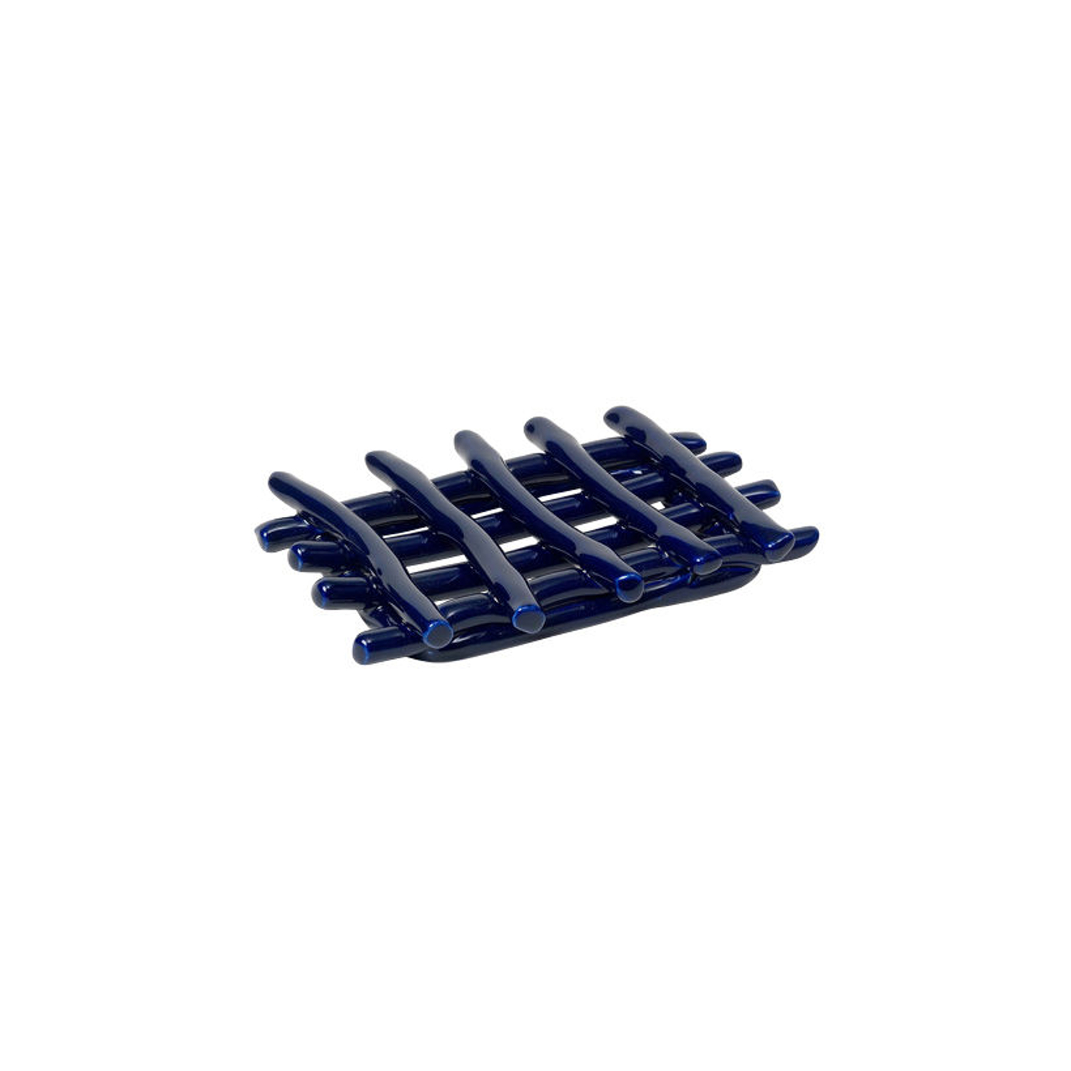 Ferm Living - Soap Holder Ceramic - Blue - Glazed Ceramic - Designer Trine Andersen