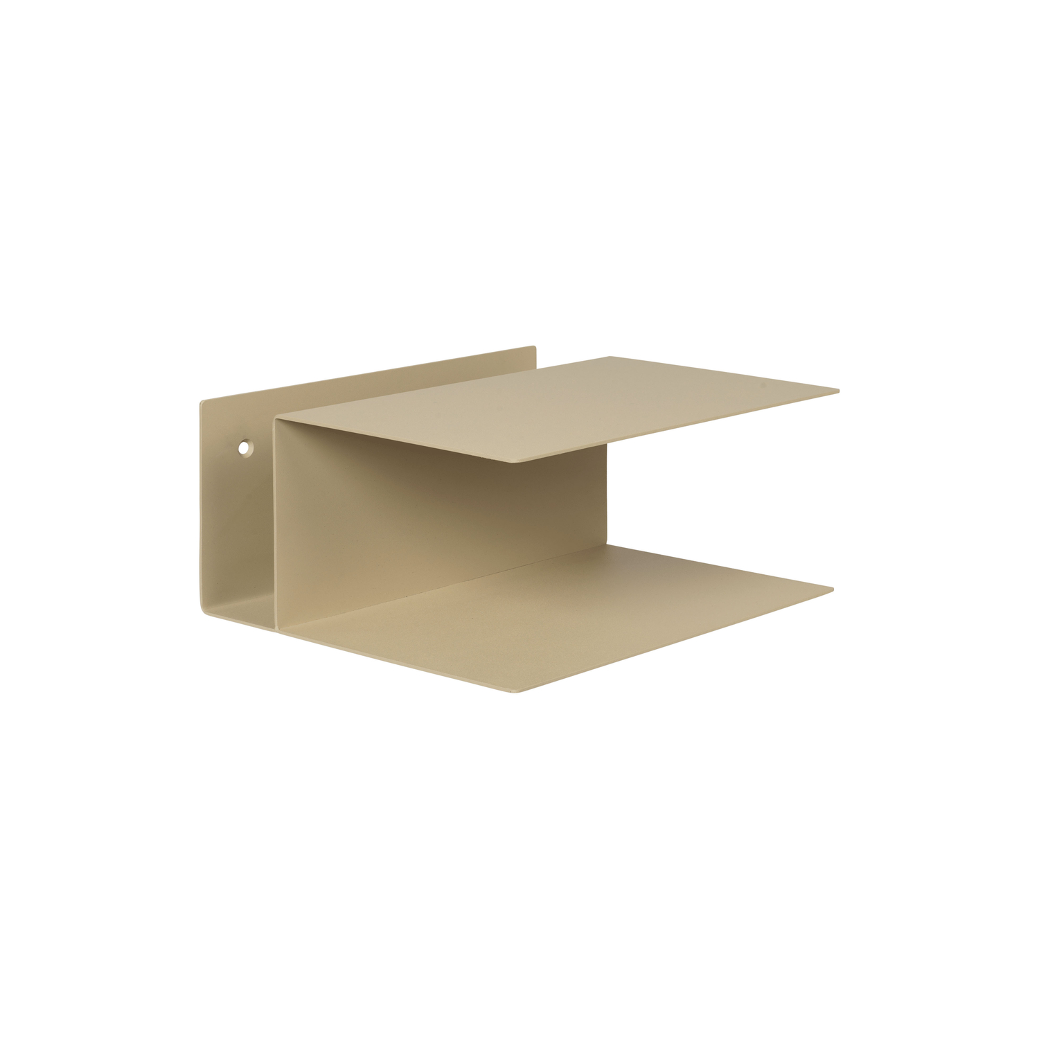 Ferm Living - Table de chevet murale Lager - Beige - Fer thermolaqué