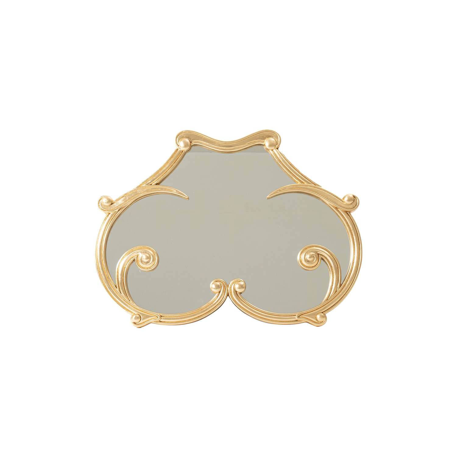 Seletti - Wall Mirror Liberty - Gold - Mdf - Designer Francesco Decio