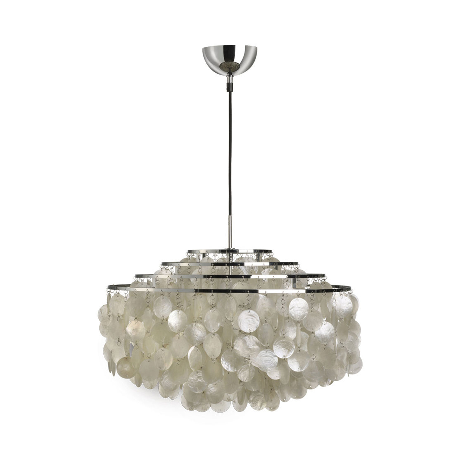 Verpan White - Pendant Fun - Pearly - Designer Verner Panton