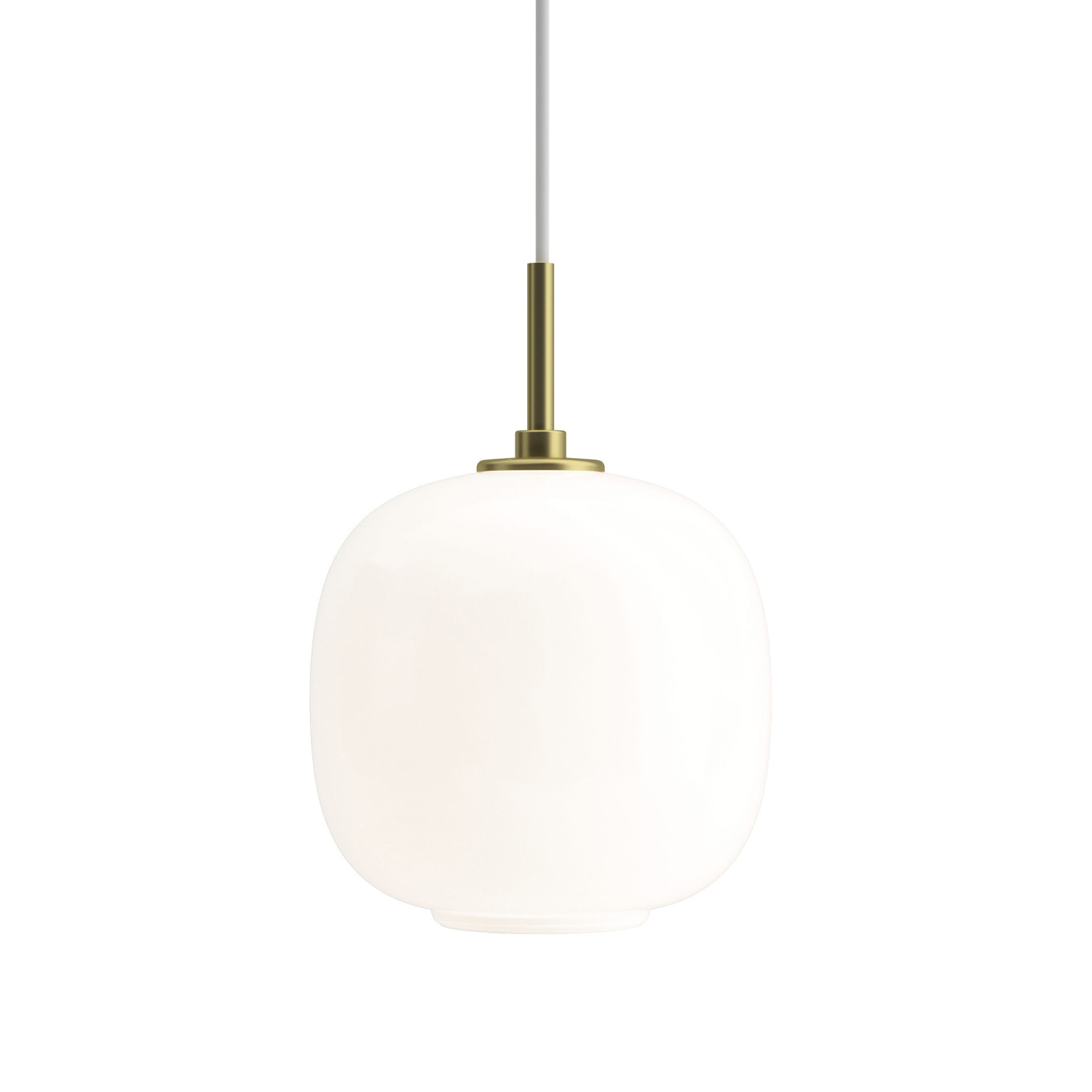 Louis Poulsen Light/White - Pendant Vl - Metal - Mouth Blown Glass - Designer Vilhelm Lauritzen