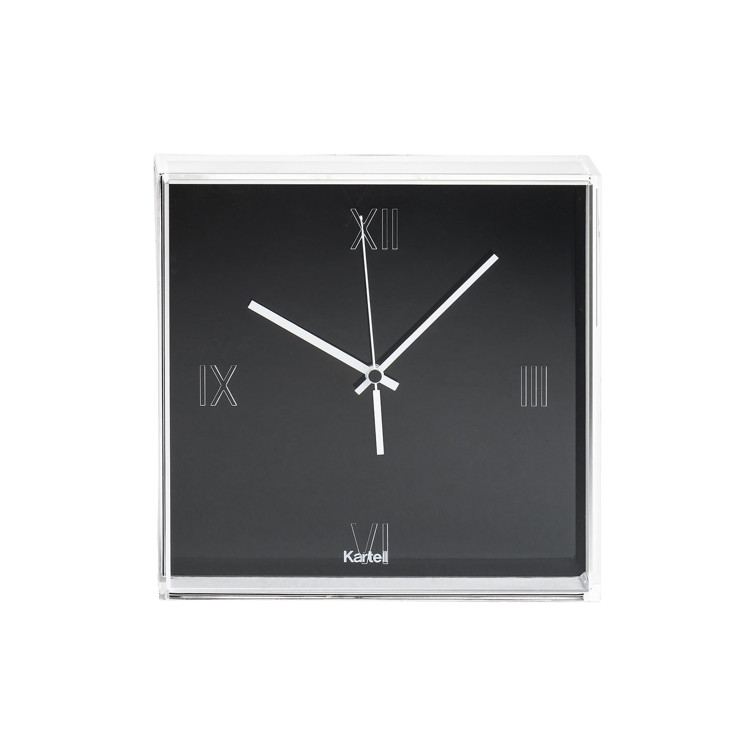 Kartell Black - Desk Clock - Abs - Designer Philippe Starck With Eugeni Quitllet