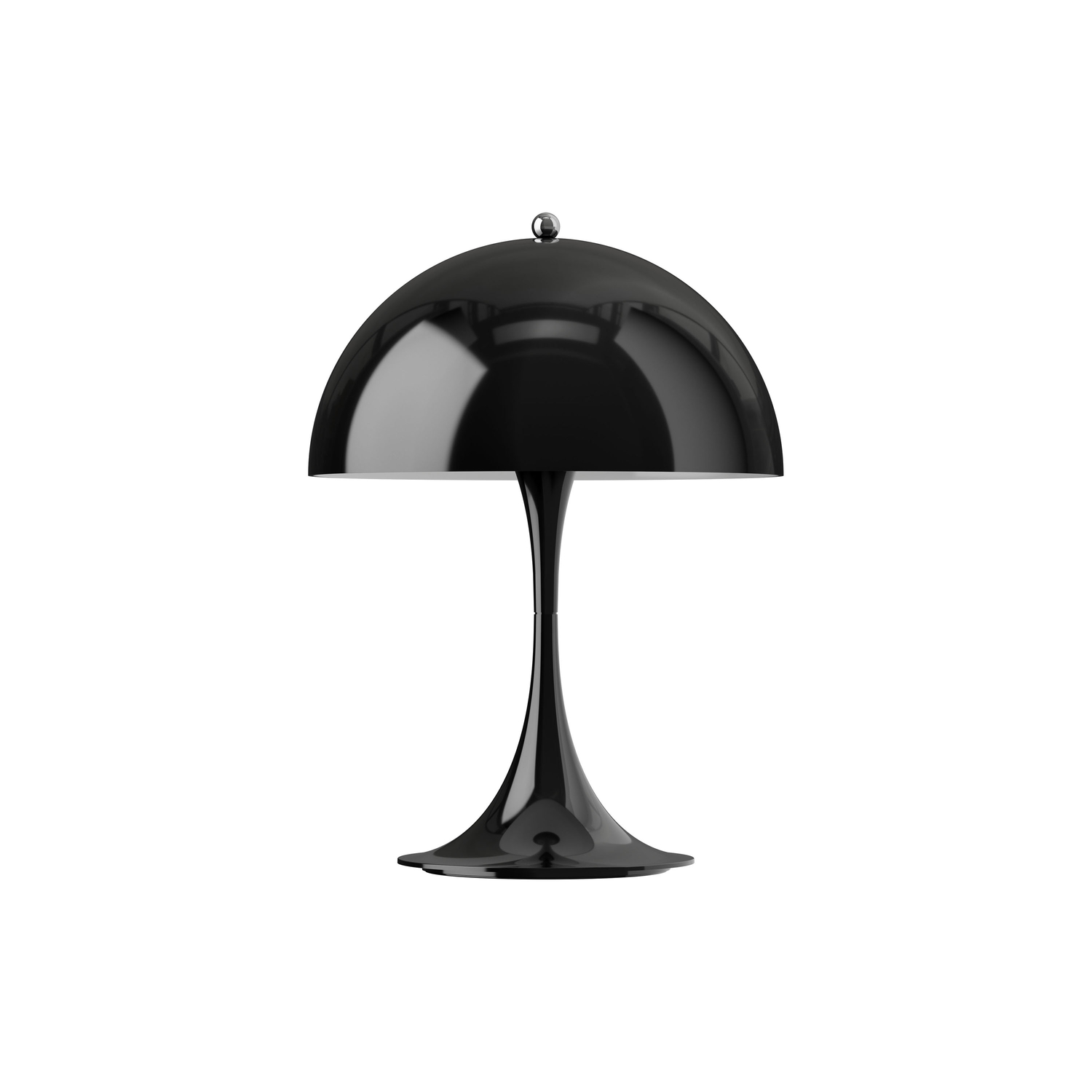 Louis Poulsen Black - Wireless Rechargeable Lamp Panthella - Polycarbonate - Designer Verner Panton