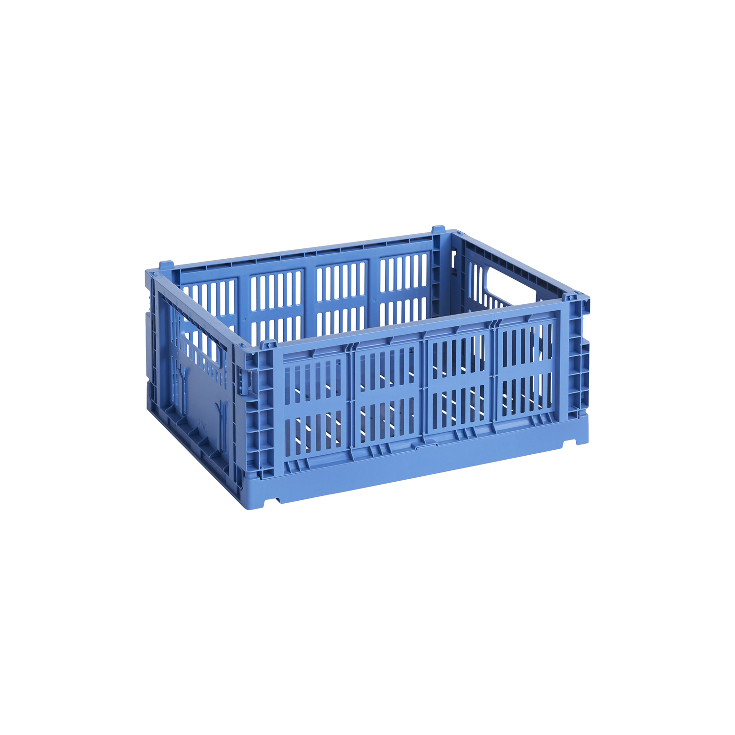 Hay Blue - Basket Colour Crate - Recycled Polypropylene - Designer Studio Size 26.5