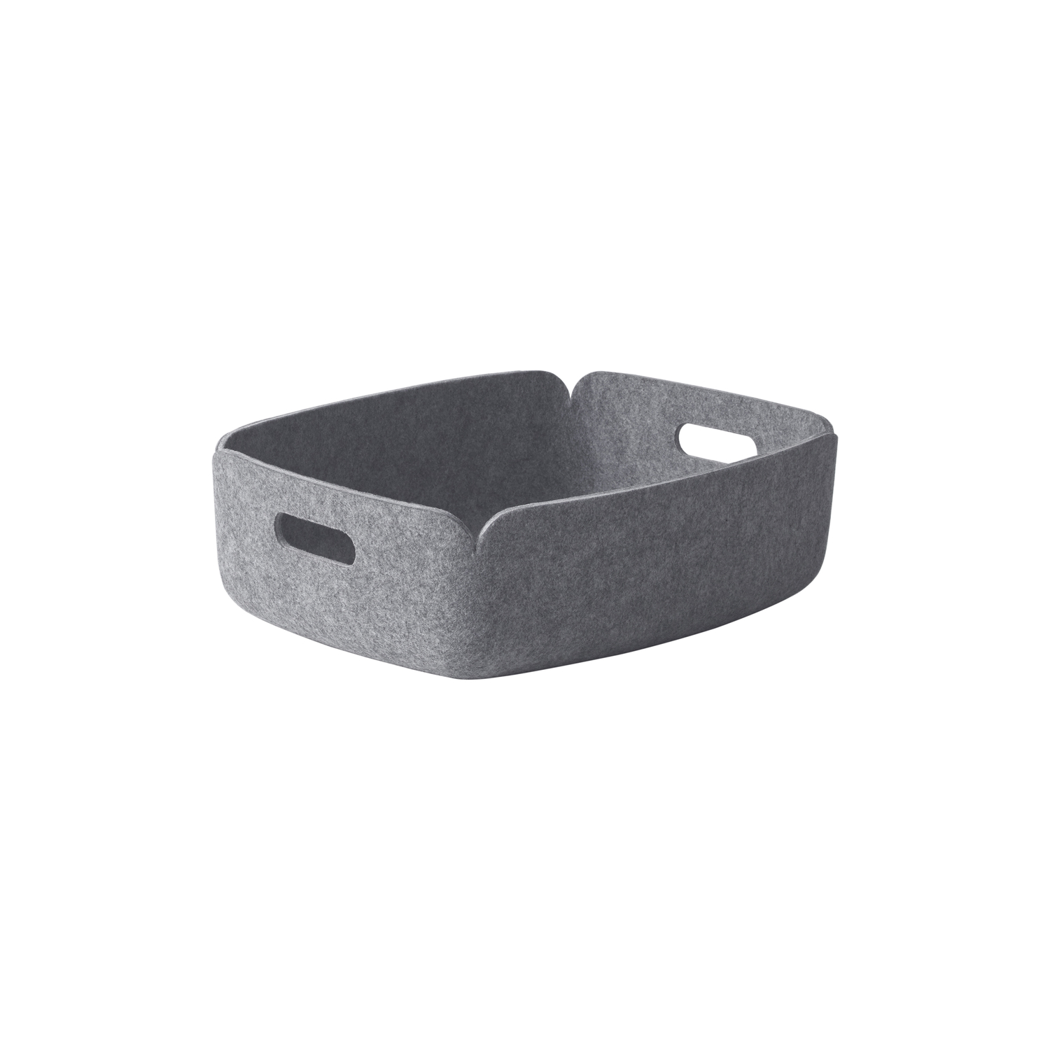 Muuto Grey - Basket Restore - Recycled Felt - Designer Mika Tolvanen