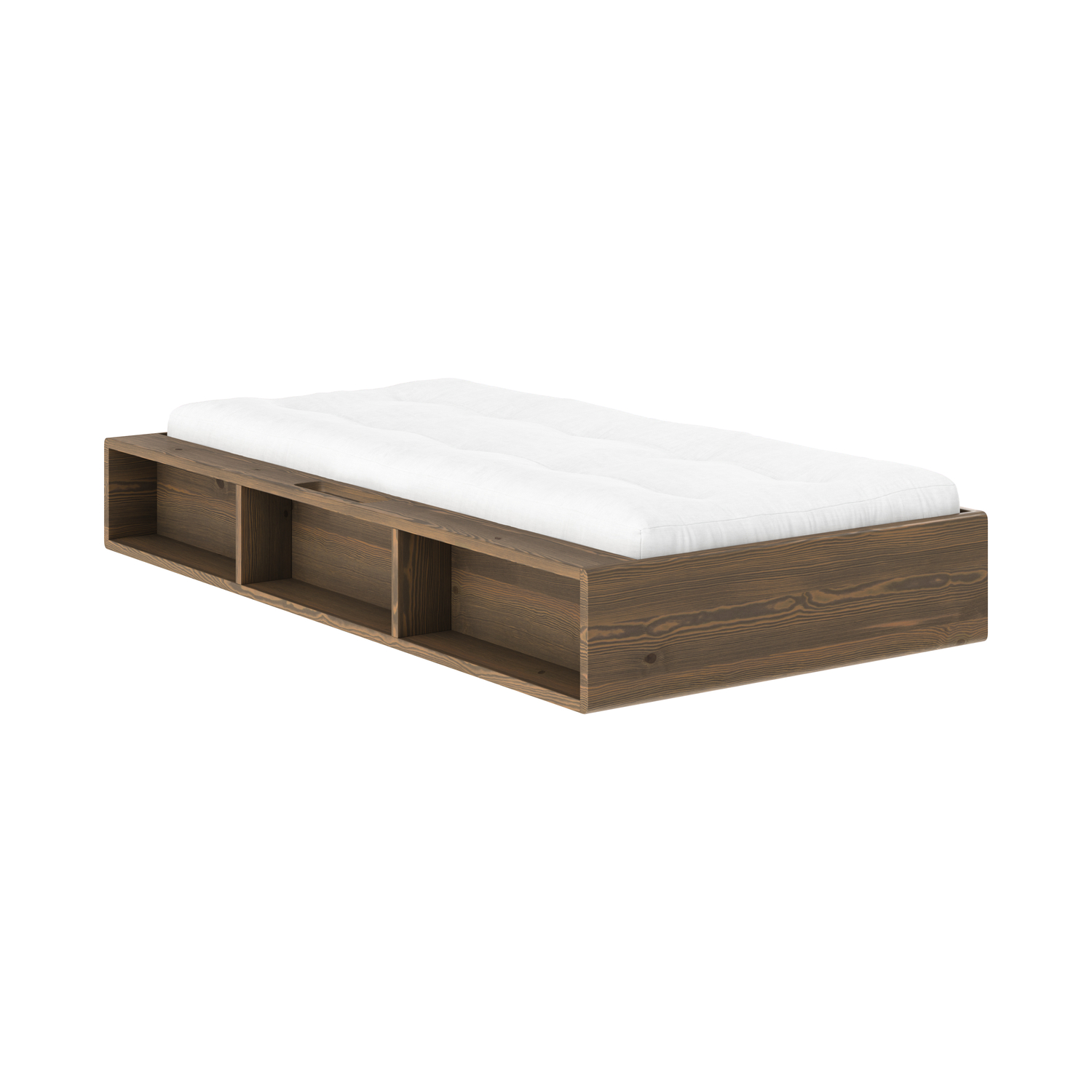 Karup Brown - Bed For 1 Person Ziggy - Fsc-Certified Solid Pine