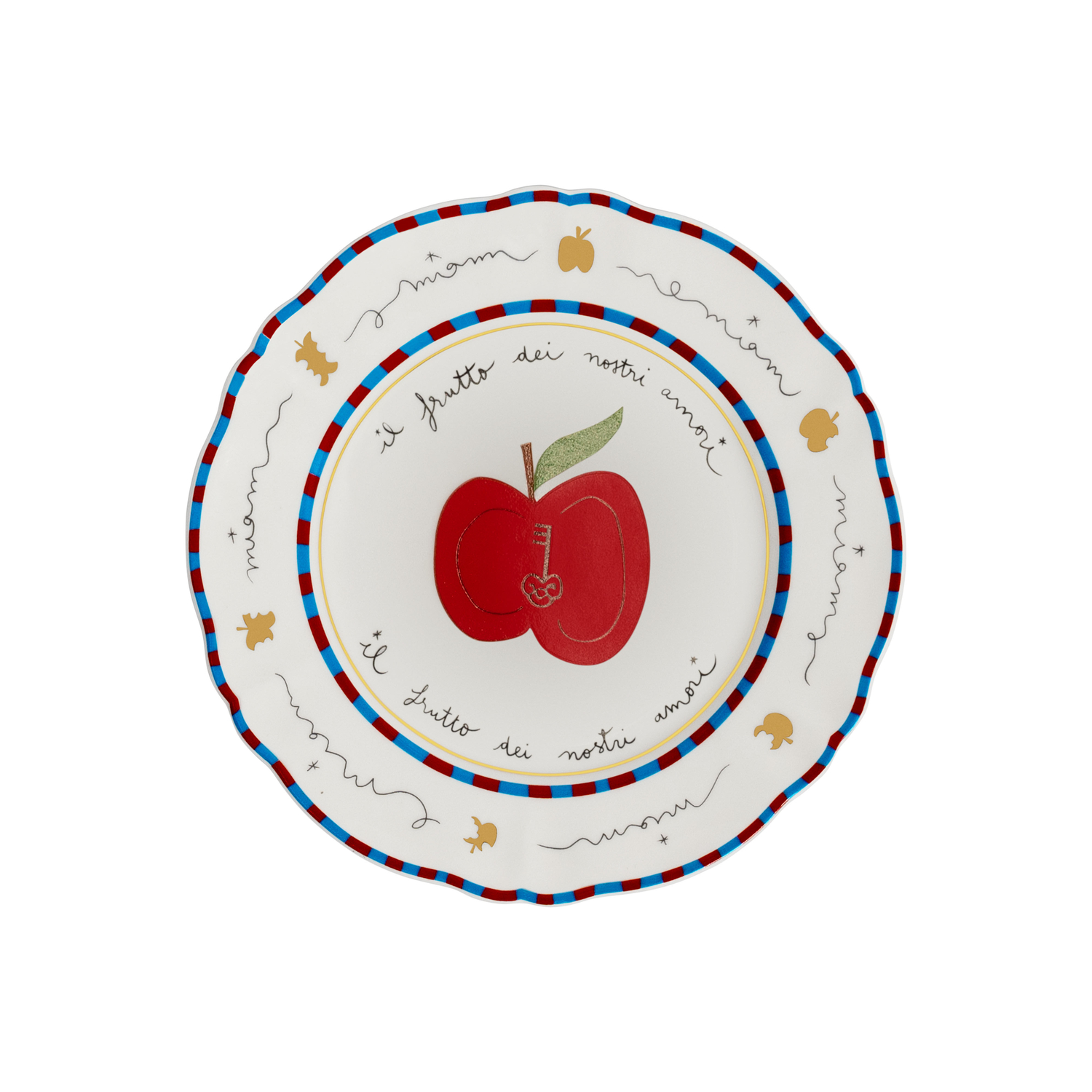 Bitossi Home - Petit Fours Plates Pangea - Multicoloured - China - Designer Pangea