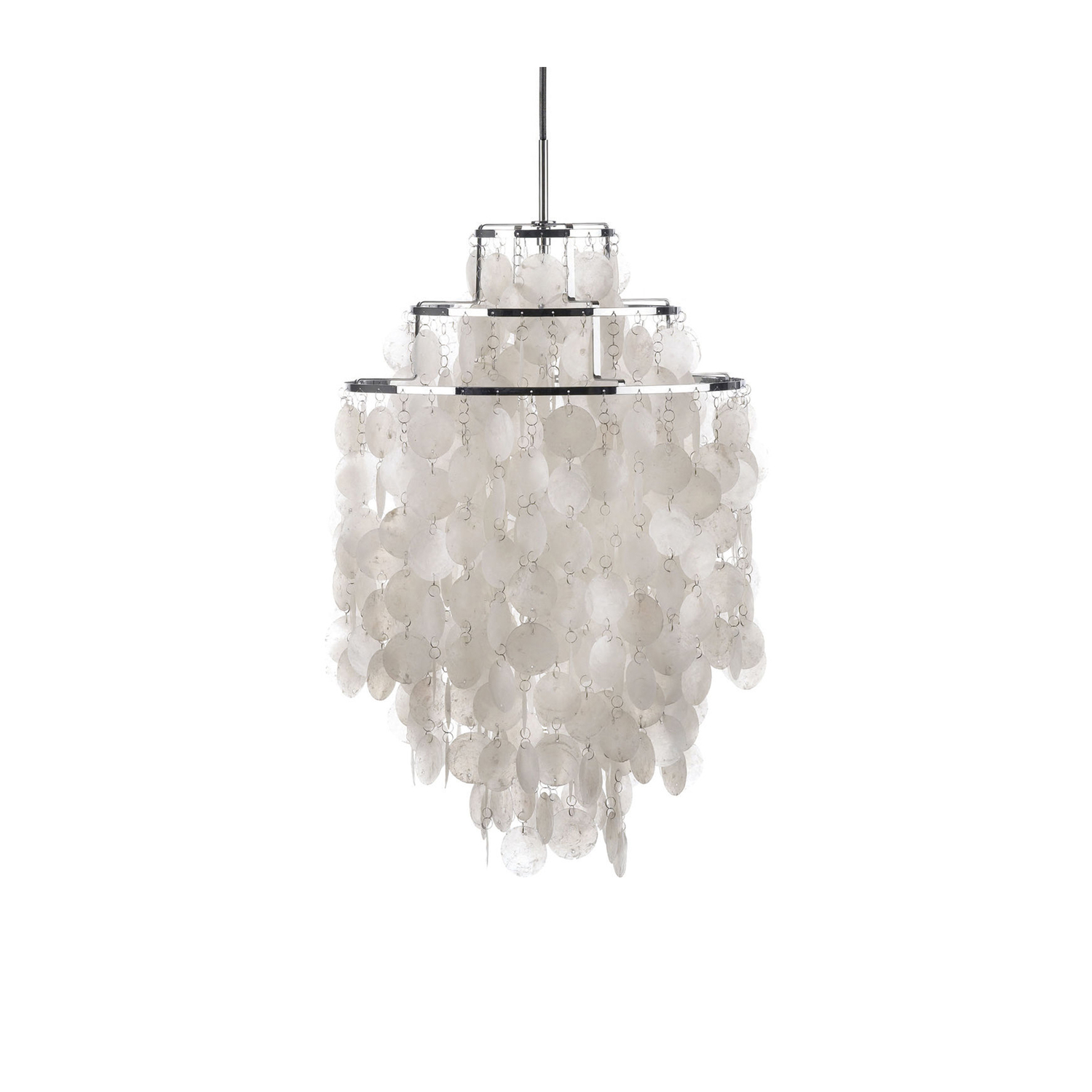 Verpan White - Pendant Fun - Pearly - Designer Verner Panton