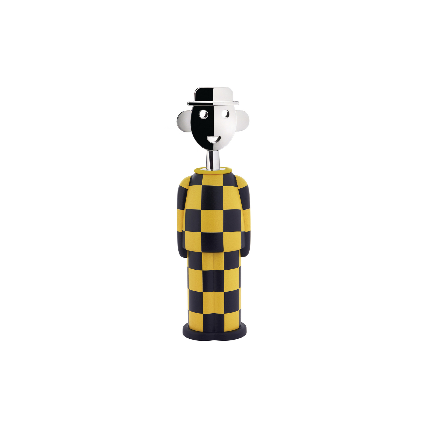Alessi - Bottle Opener Mendini - Yellow - AlkiPaper Biocomposite - Designer Alessandro Mendini