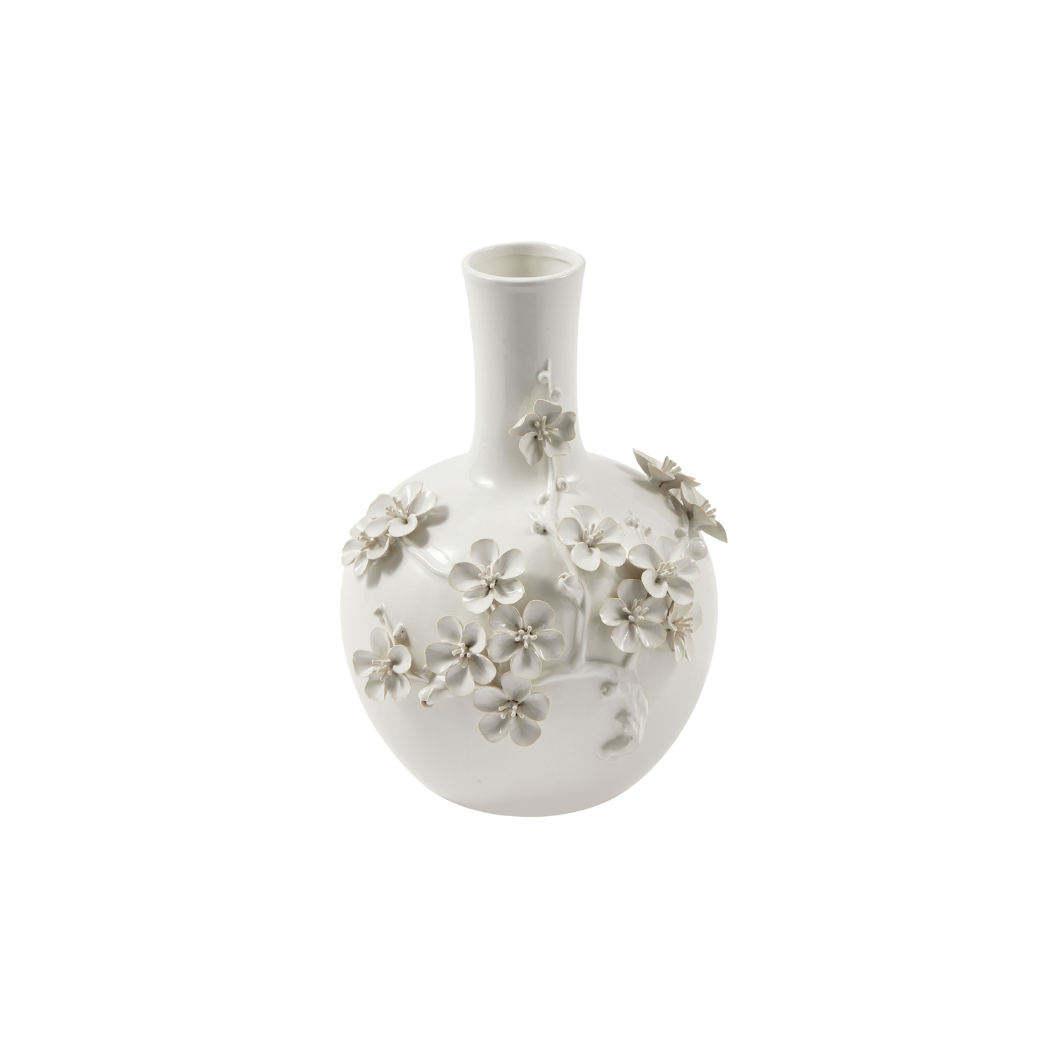 Pols Potten White - Vase 3D - Glazed Ceramic