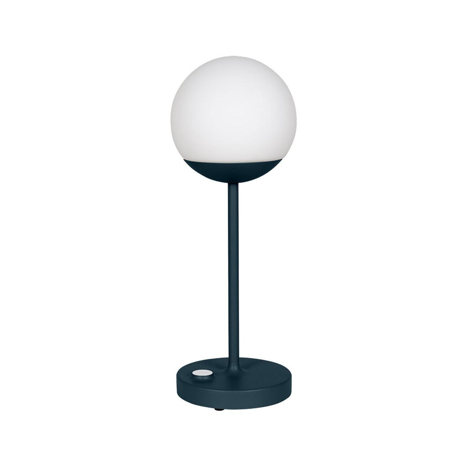 Fermob Blue - Wireless Rechargeable Outdoor Lamp Mooon - Aluminium - Designer Tristan Lohner
