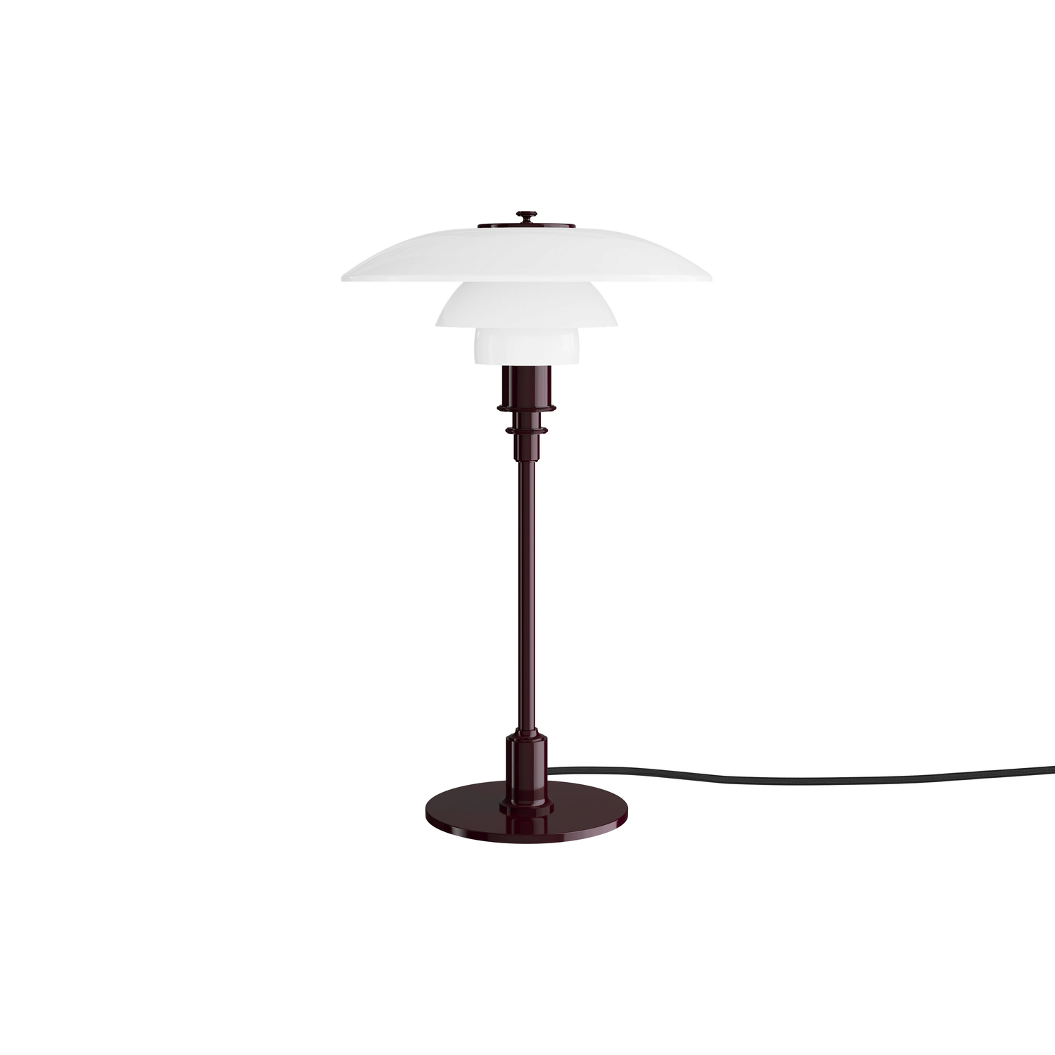 Louis Poulsen - Lampe de table PH - Rouge - Verre soufflé bouche - Designer Poul Henningsen