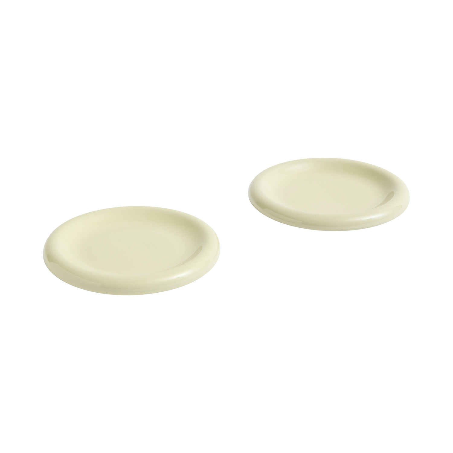 Hay - Dessert Plate Barro - Green - Enamelled Sandstone - Designer Pereira Office