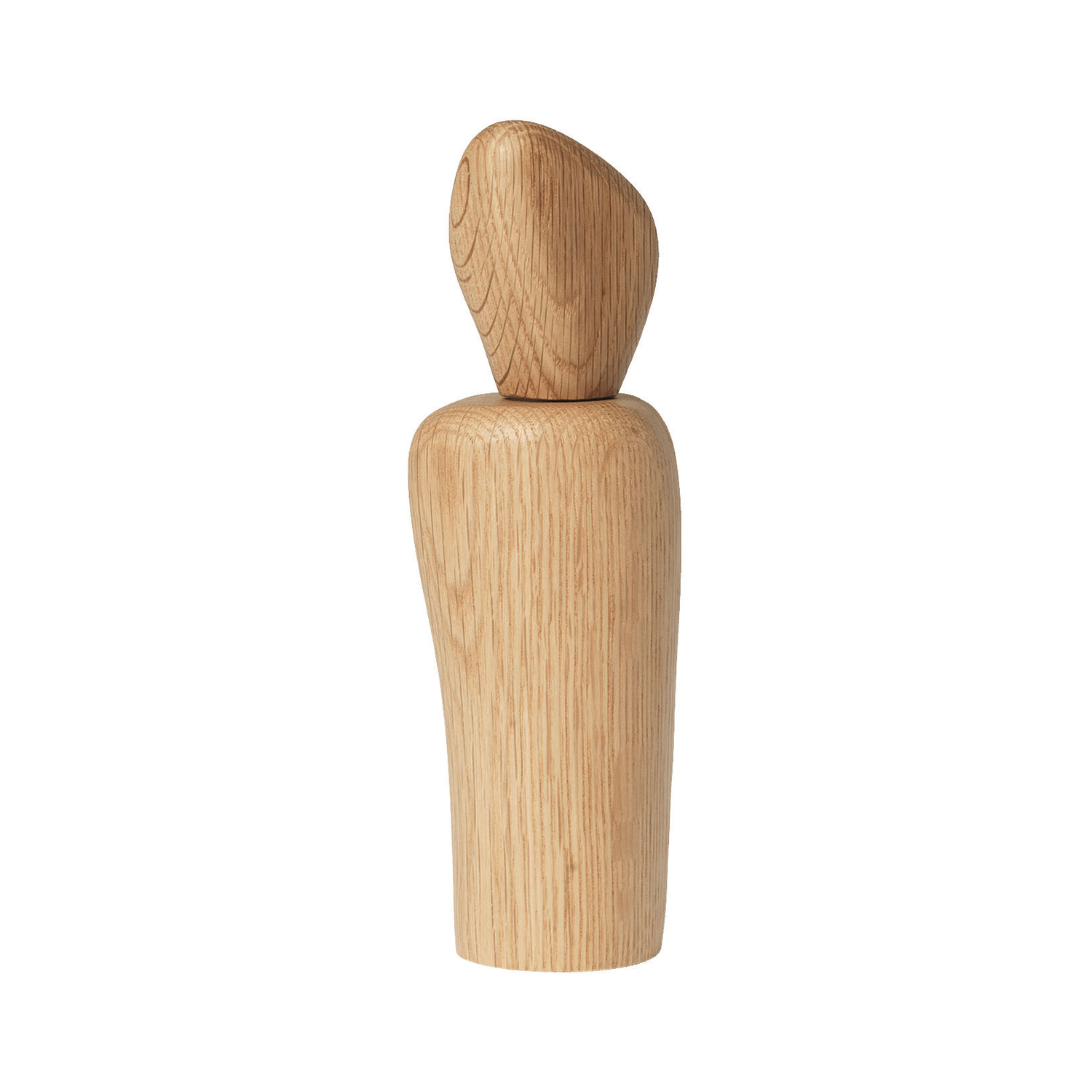Ferm Living - Spice Mill Cairn - Natural Wood - Solid Oak - Designer Trine Andersen