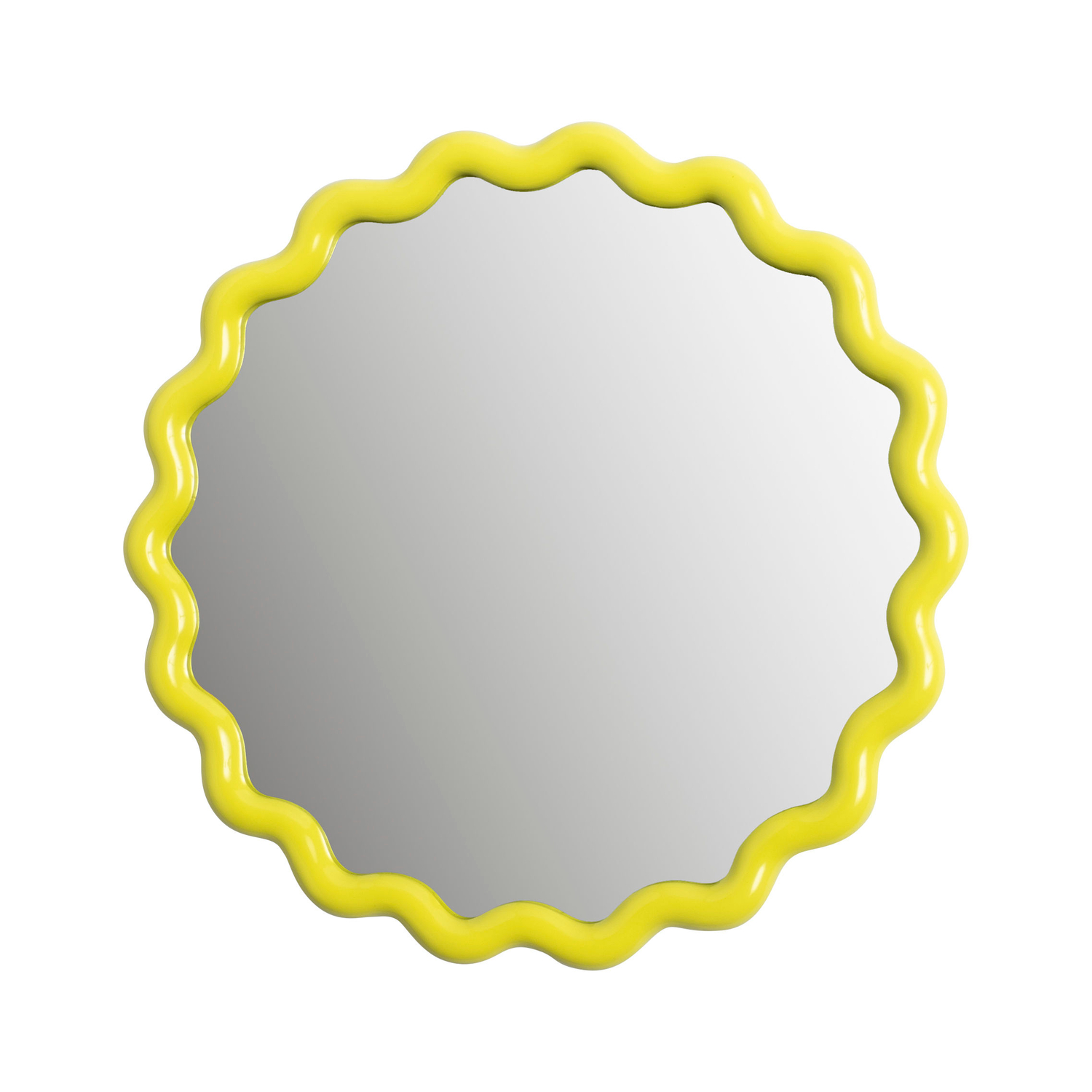 Klevering Yellow & - Wall Mirror Miroirs & Cadres - Polyresin