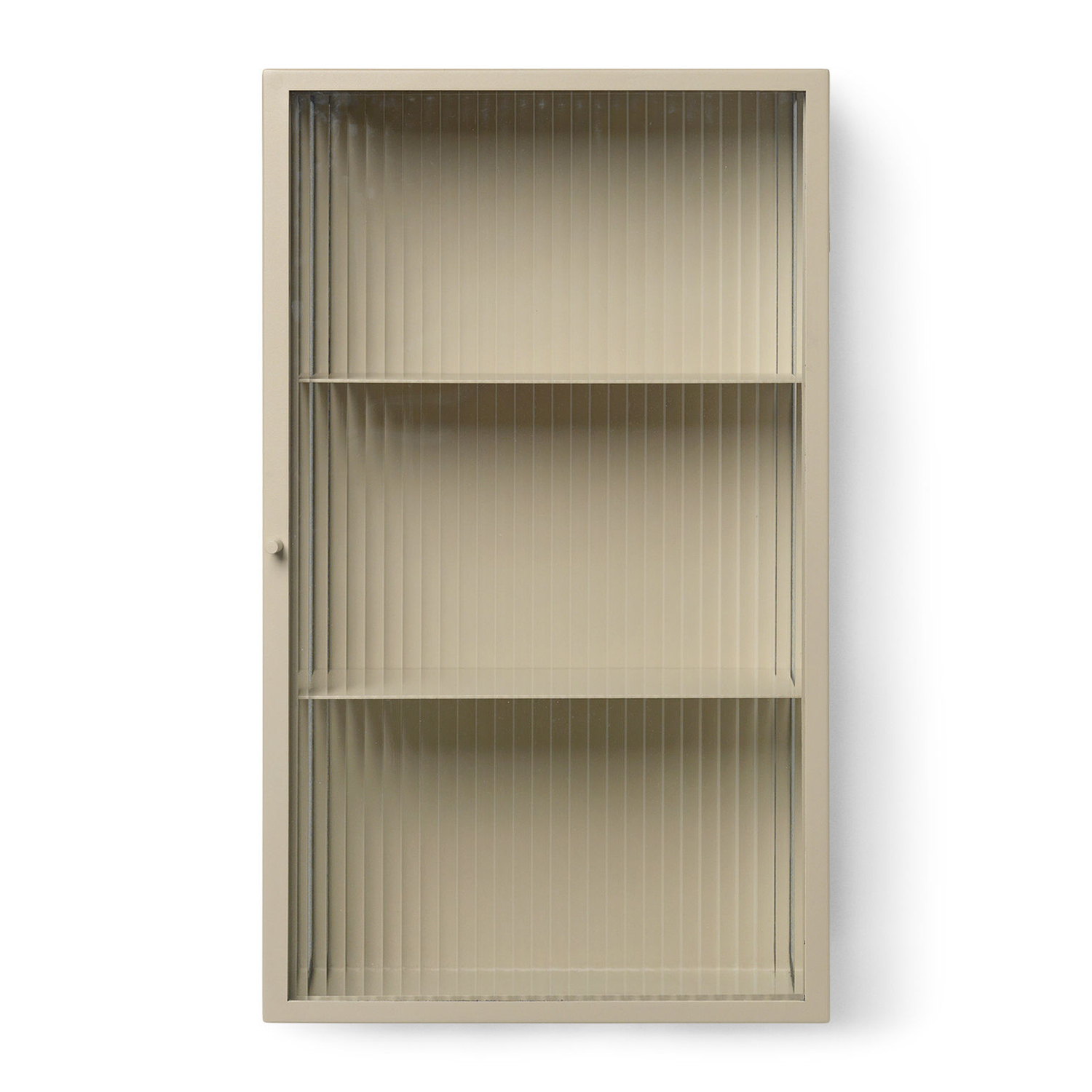 Ferm Living Beige - Wall Storage Haze - Fluted Glass - Designer Trine Andersen